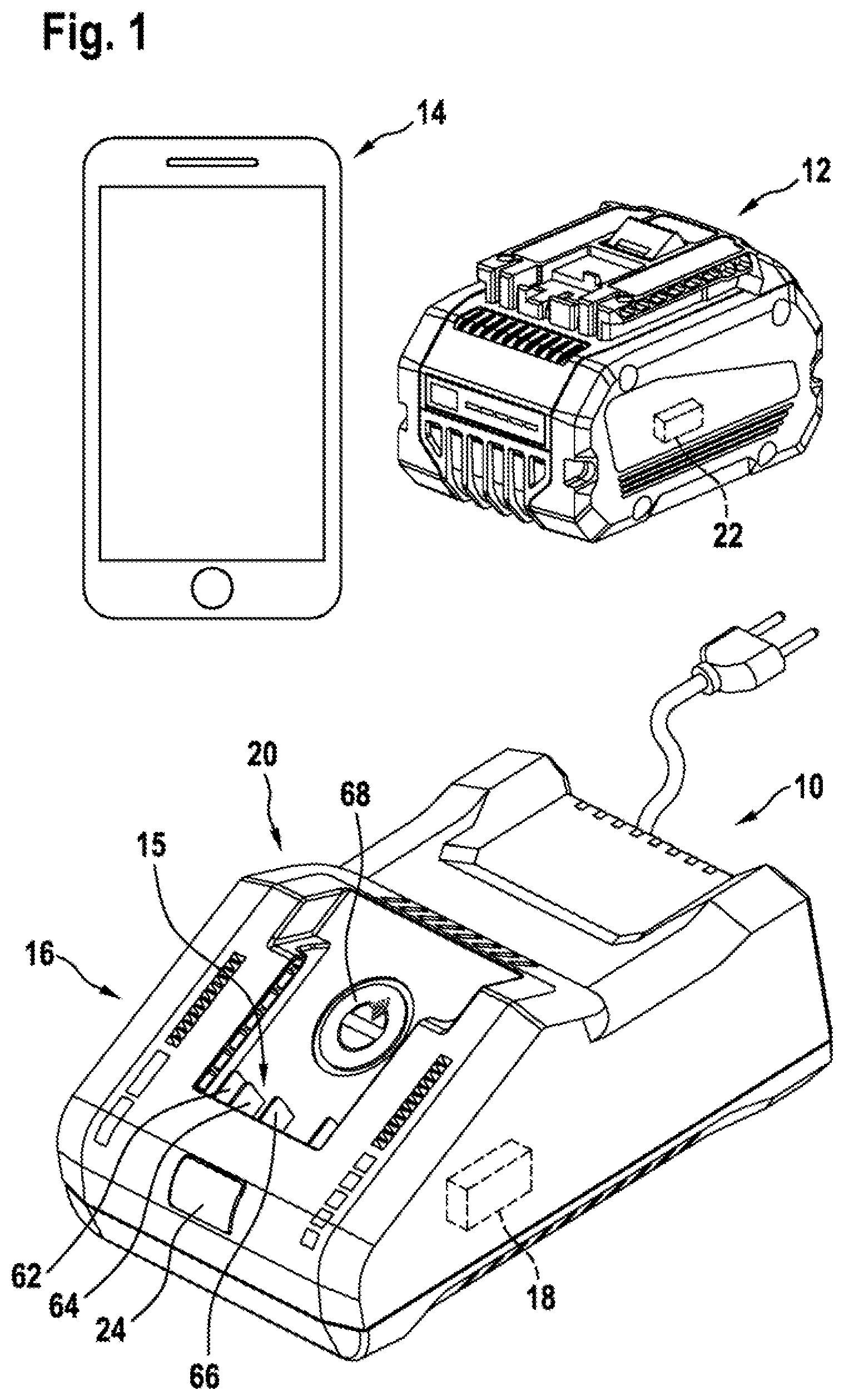 Patent US12126208 — Method for adaptively fast-charging a battery pack using stored limit values — Figure 1