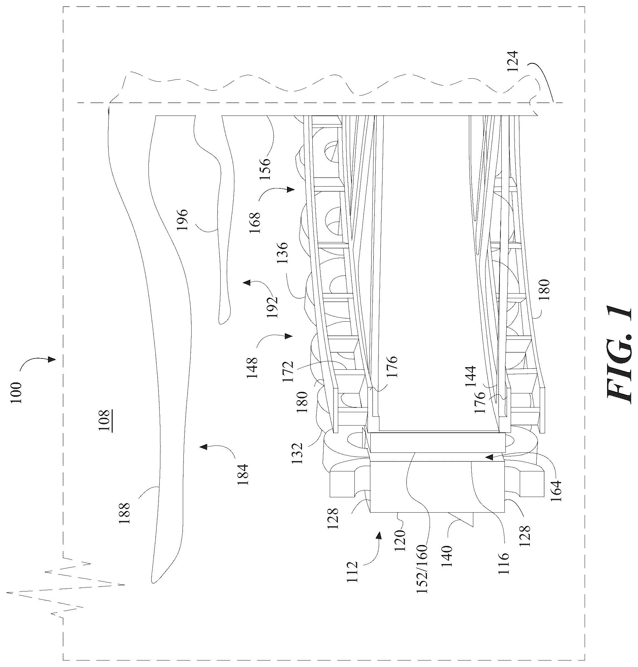 Patent US12126229 — Motor with a fully welded rotor for an electric aircraft and a method for manufacturing — Figure 1