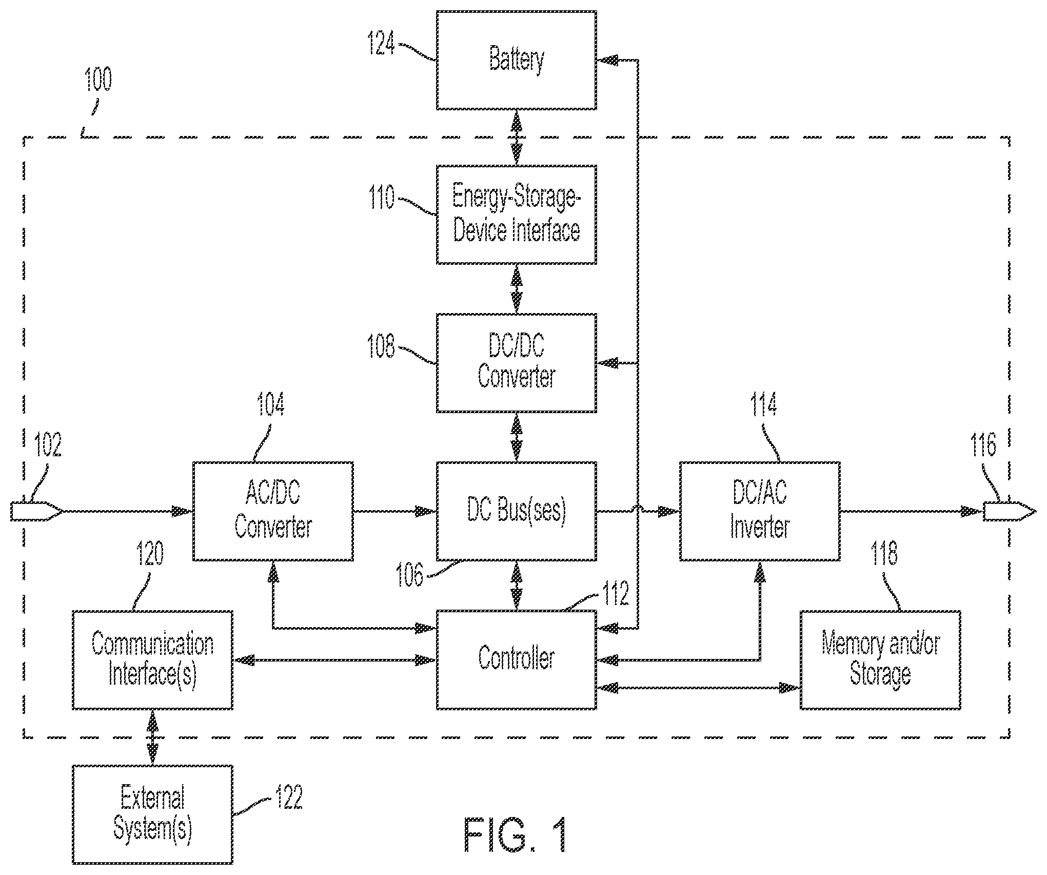 Patent US12126261 — Method for paralleling of interleaved power converters — Figure 1