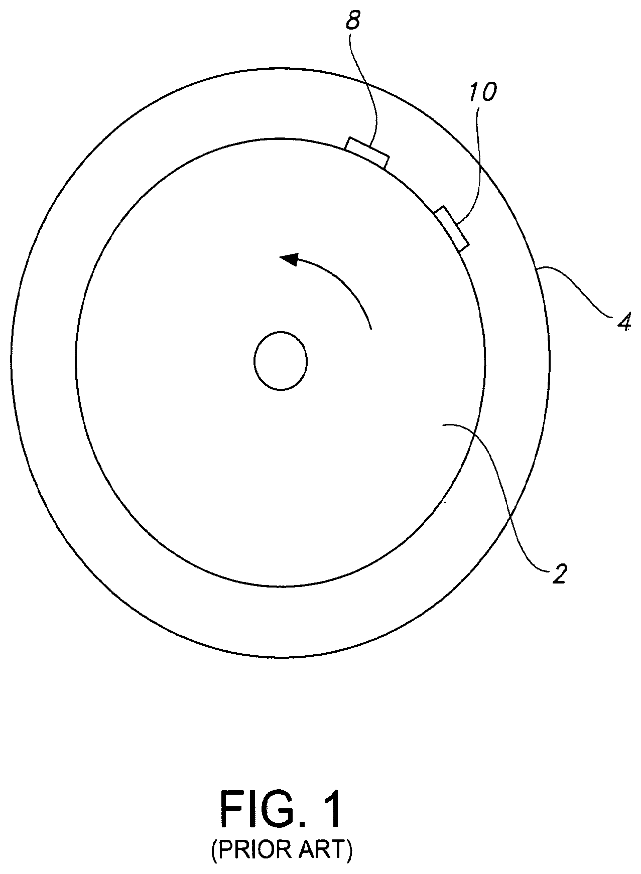 Patent US12126295 — Systems for controlling a rotating device with notched rotating wheel — Figure 1