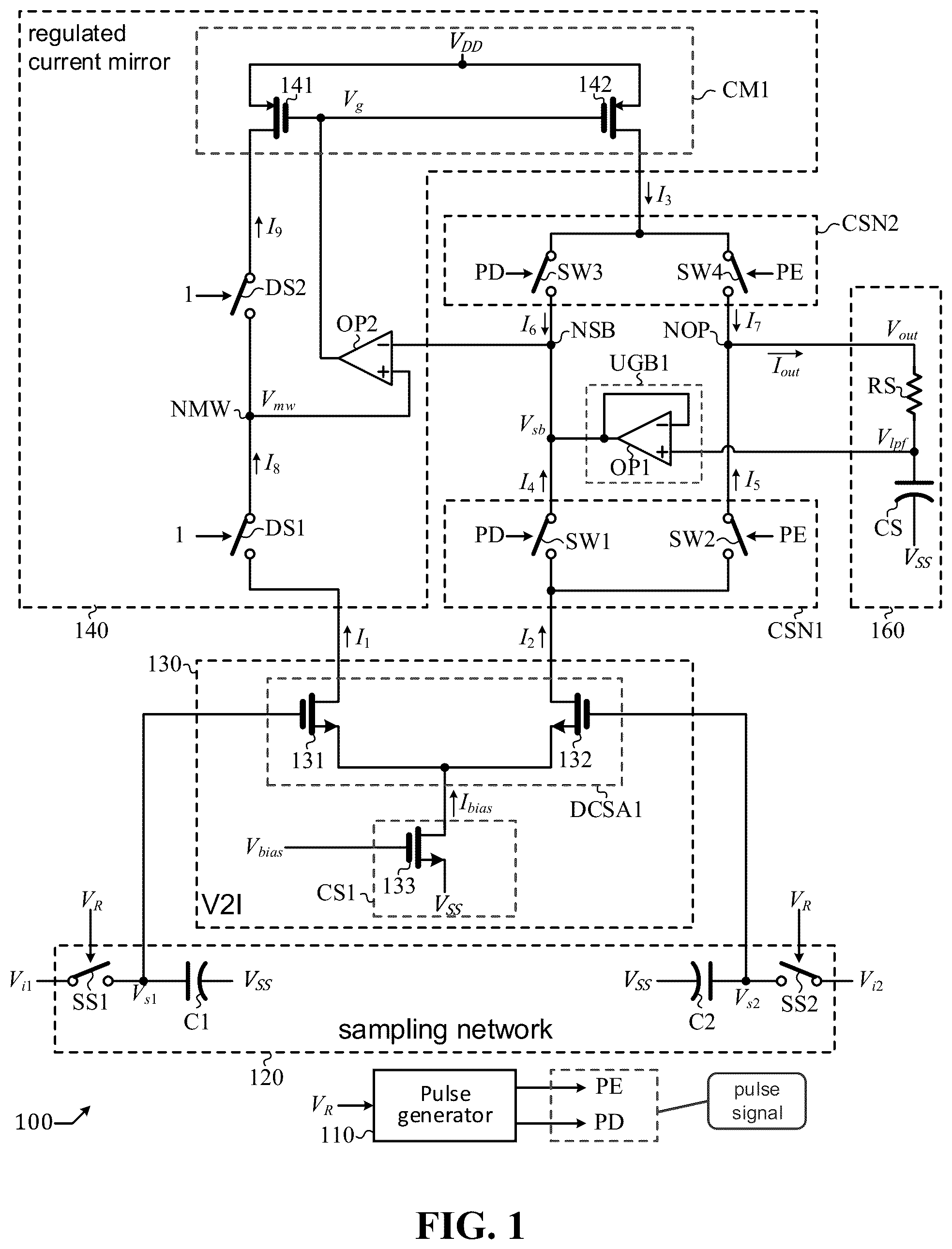 Patent US12126342 — Low-offset subsampling phase detector and method thereof — Figure 1