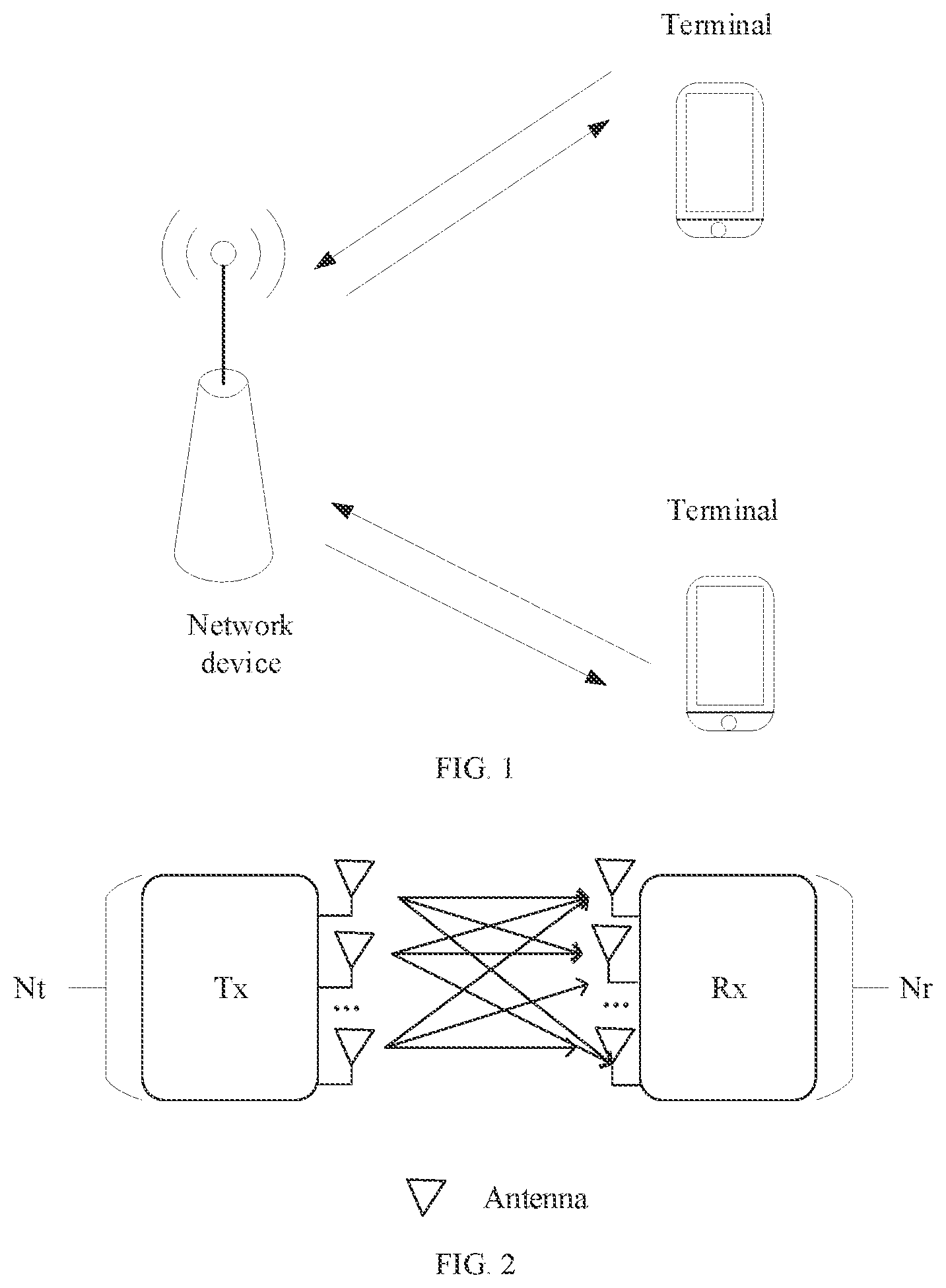 Patent US12126409 — Multiple-input multiple-output mode configuration method and apparatus, and storage medium — Figure 1