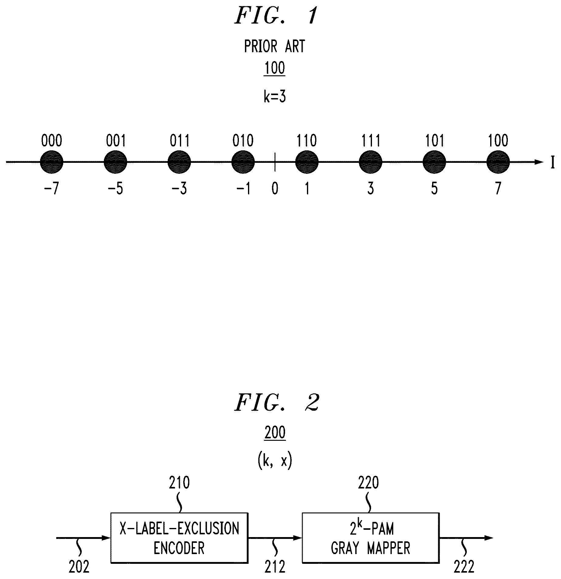 Patent US12126483 — Bits-to-symbols mapping for amplitude modulation — Figure 1