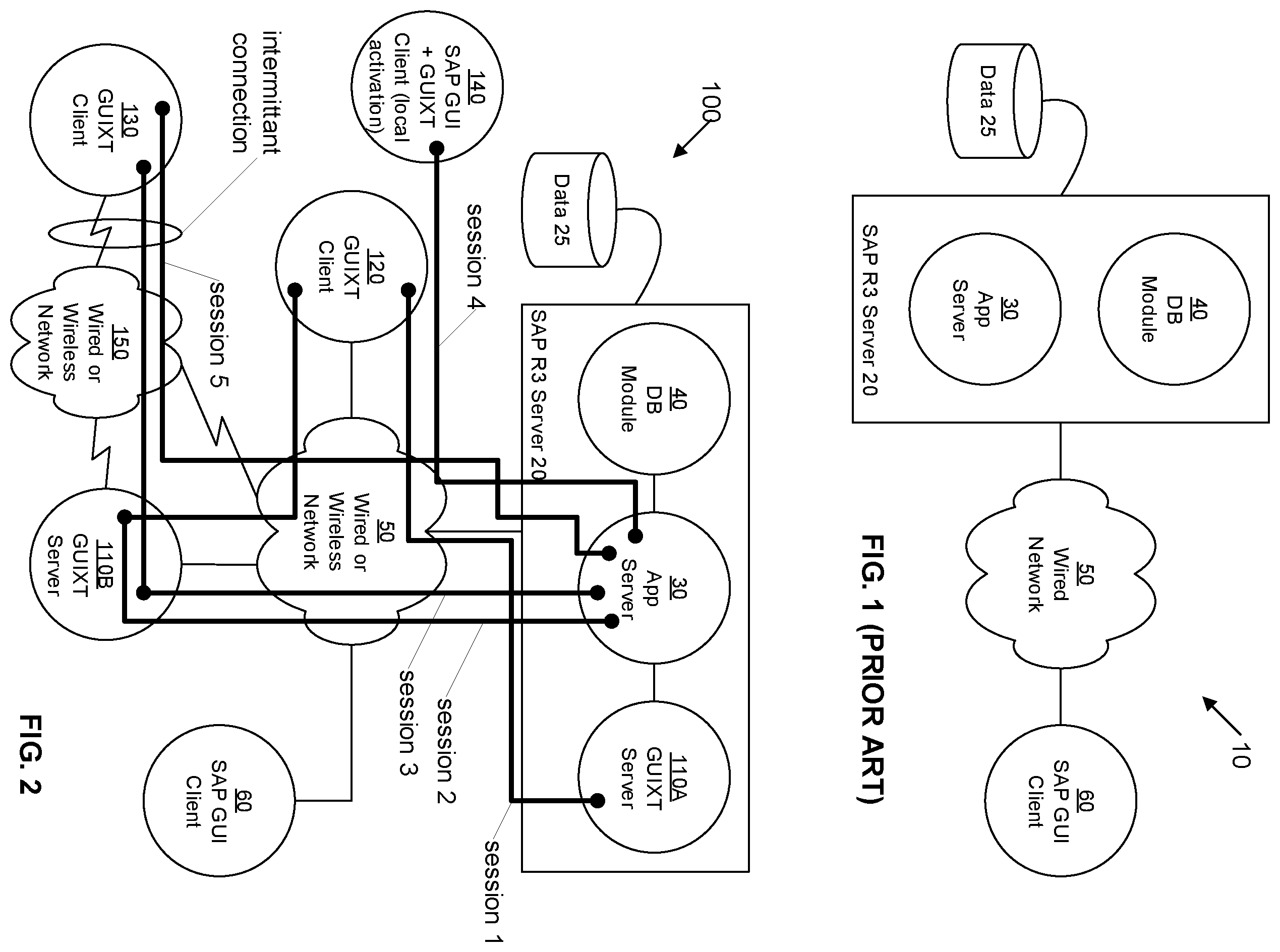 Patent US12126689 — System and method for improved SAP communications — Figure 1