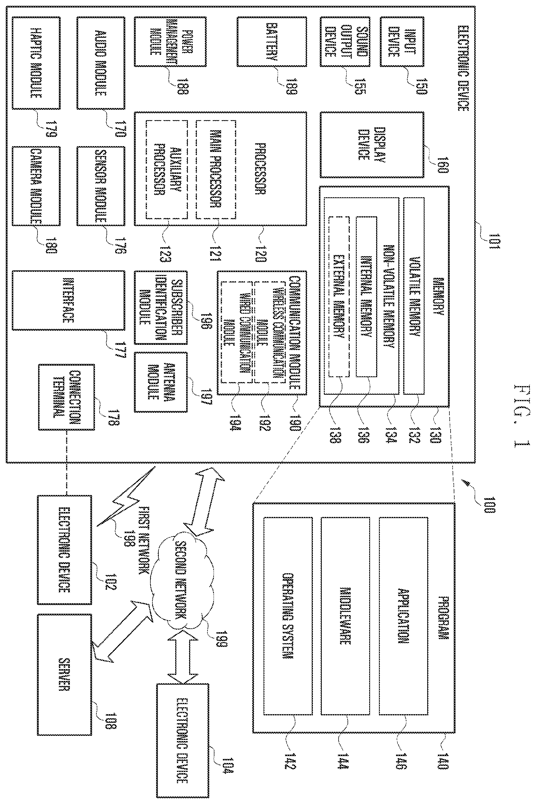 Patent US12126718 — Electronic device for selecting key to be used for encryption on basis of amount of information of data to be encrypted, and operation method of electronic device — Figure 1