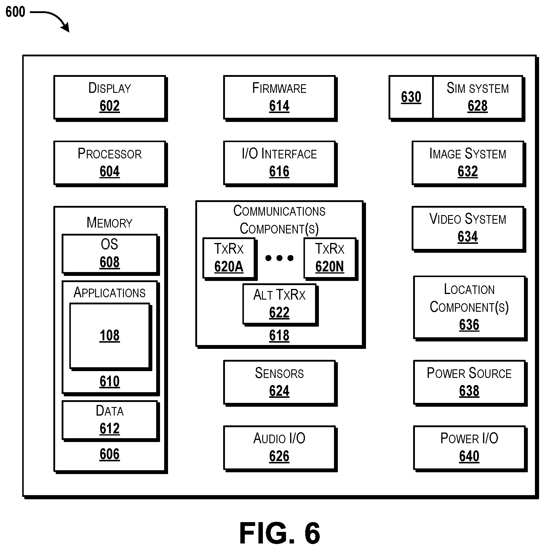 Patent US12126724 Figure 6 – Providing and using a user login protection service