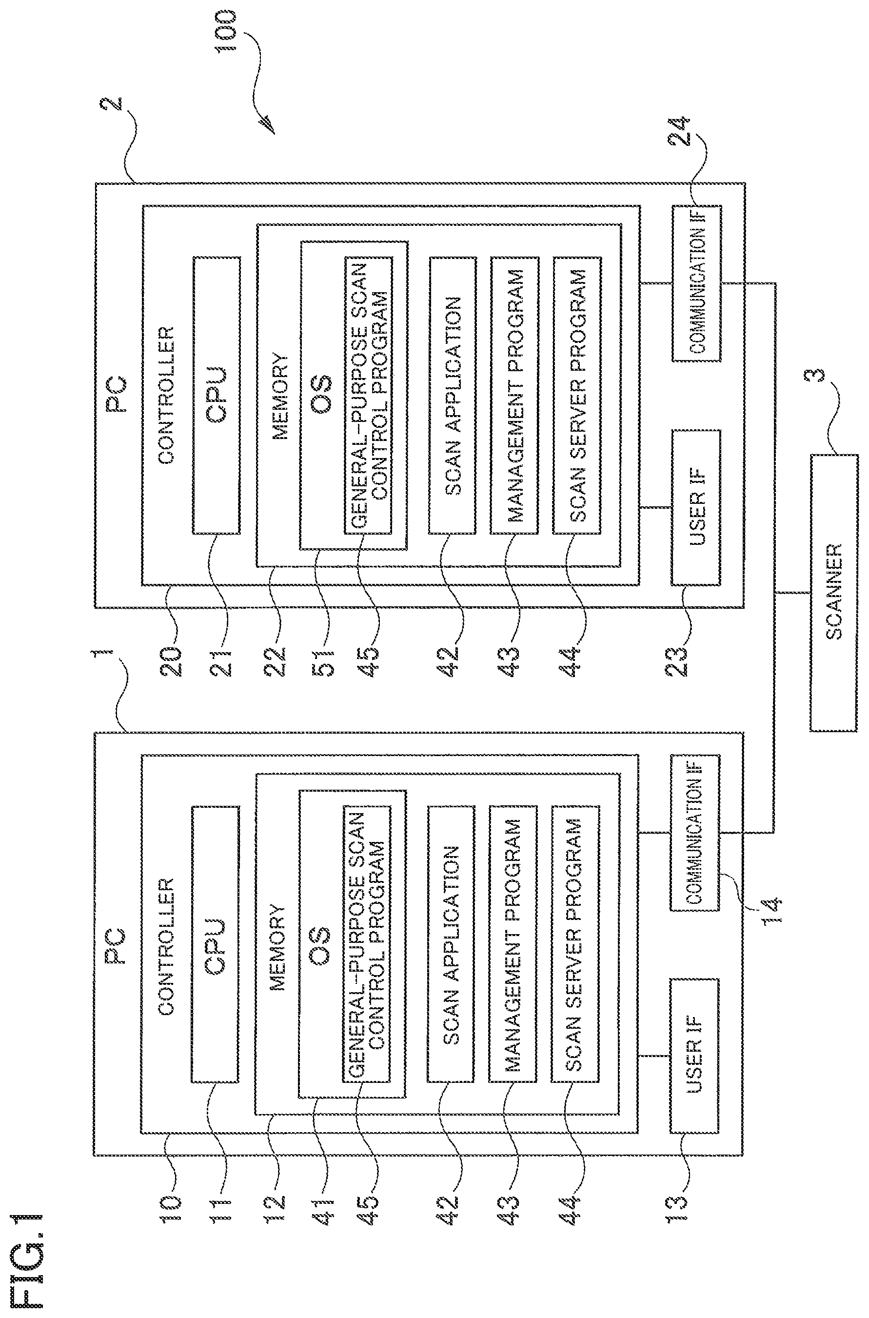 Patent US12126773 — Non-transitory storage medium storing program set readable by computer of information processing apparatus, method for obtaining read result, and information processing apparatus — Figure 1
