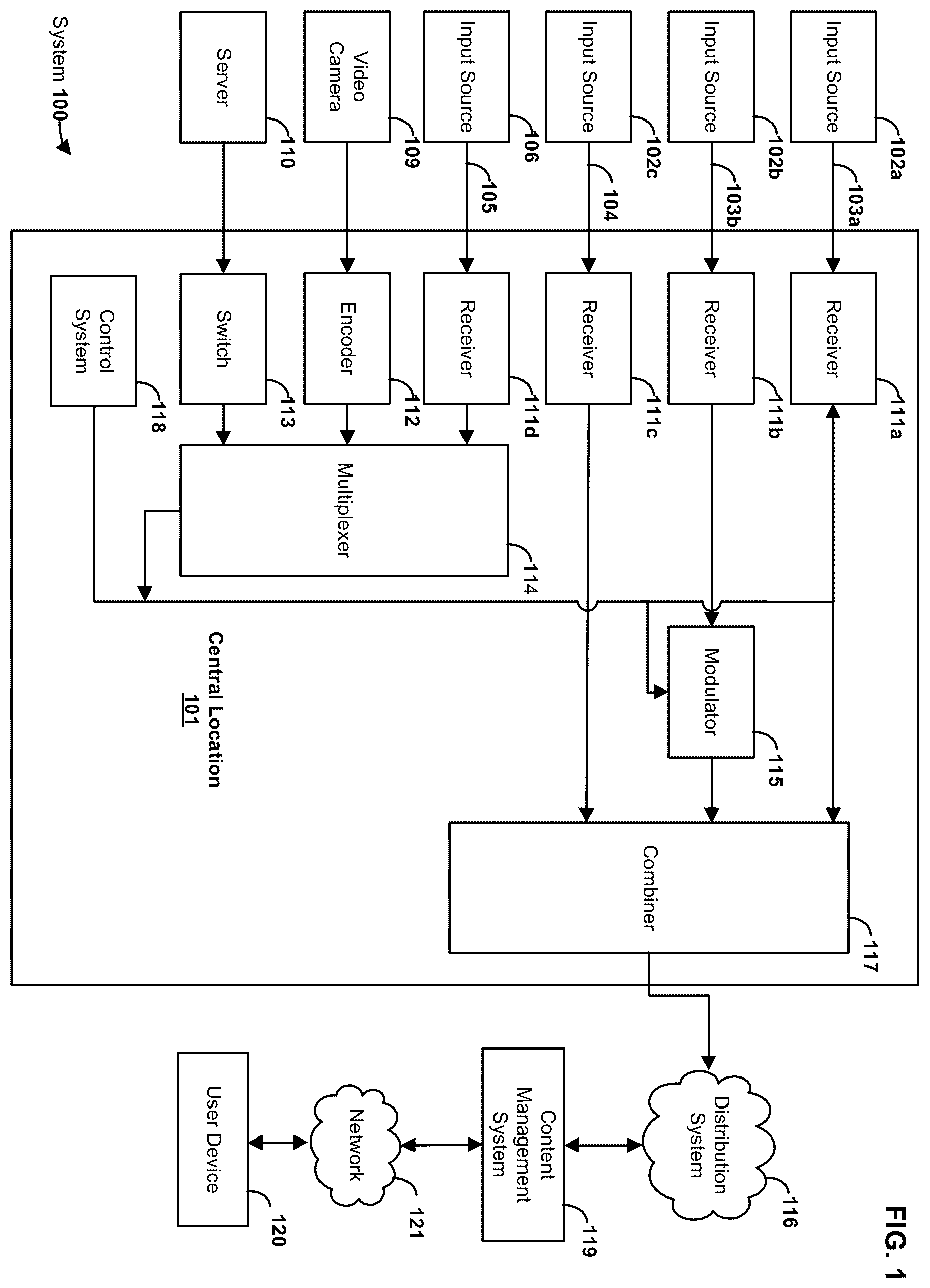 Patent US12126852 — Methods and systems for providing content — Figure 1