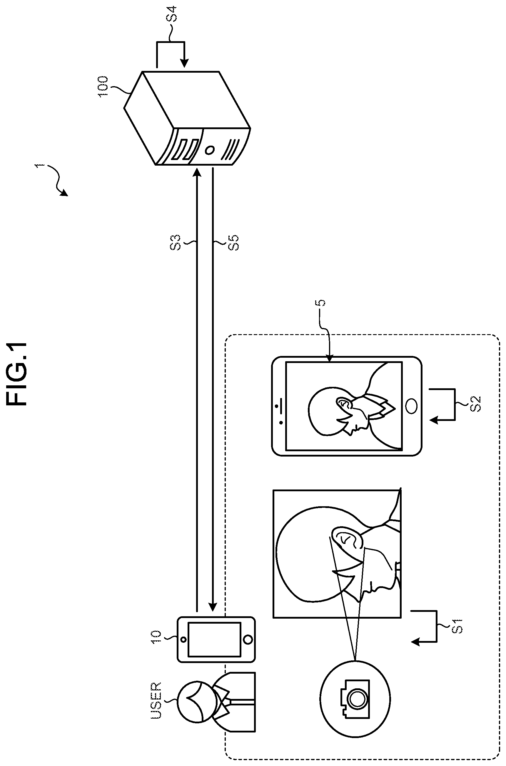 Patent US12126895 — Side-view head and ear image capturing for head related transfer functions — Figure 1