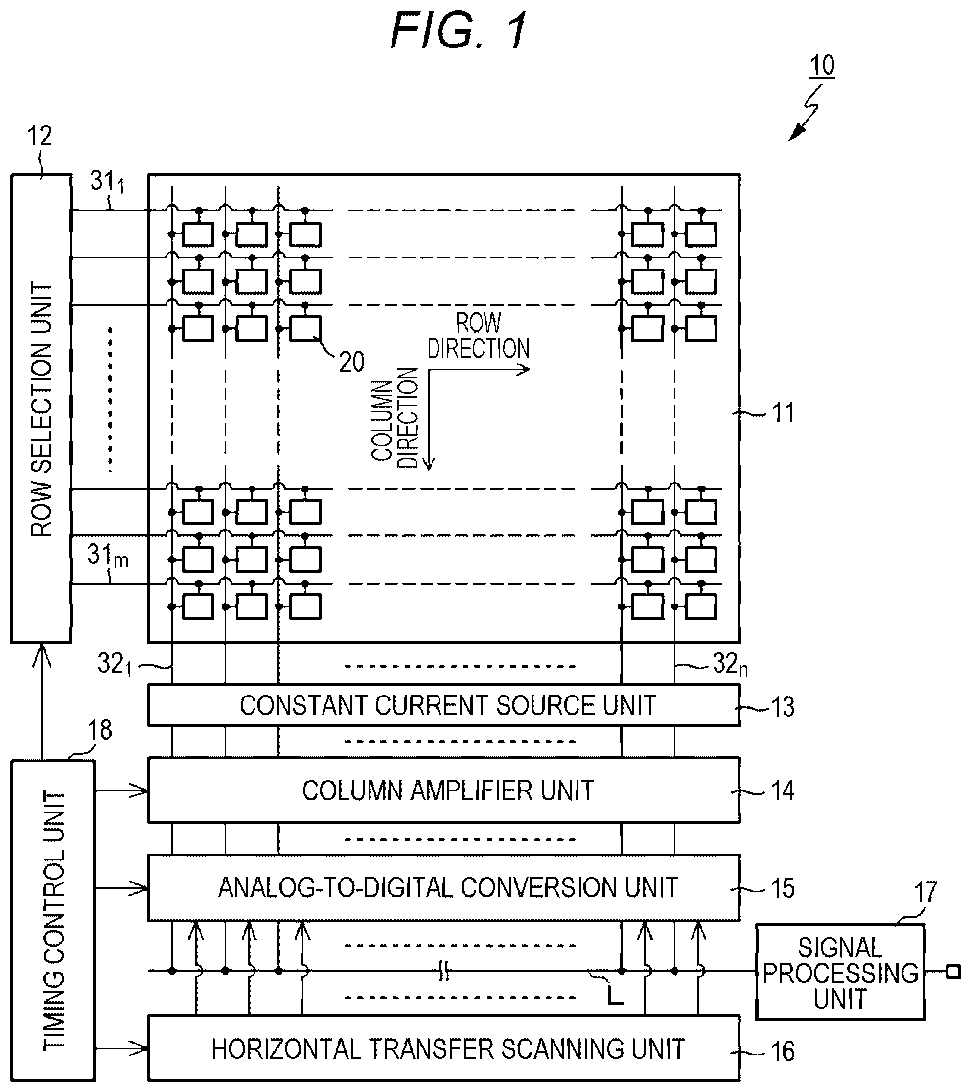 Patent US12126927 Figure 1 – Imaging device and electronic device