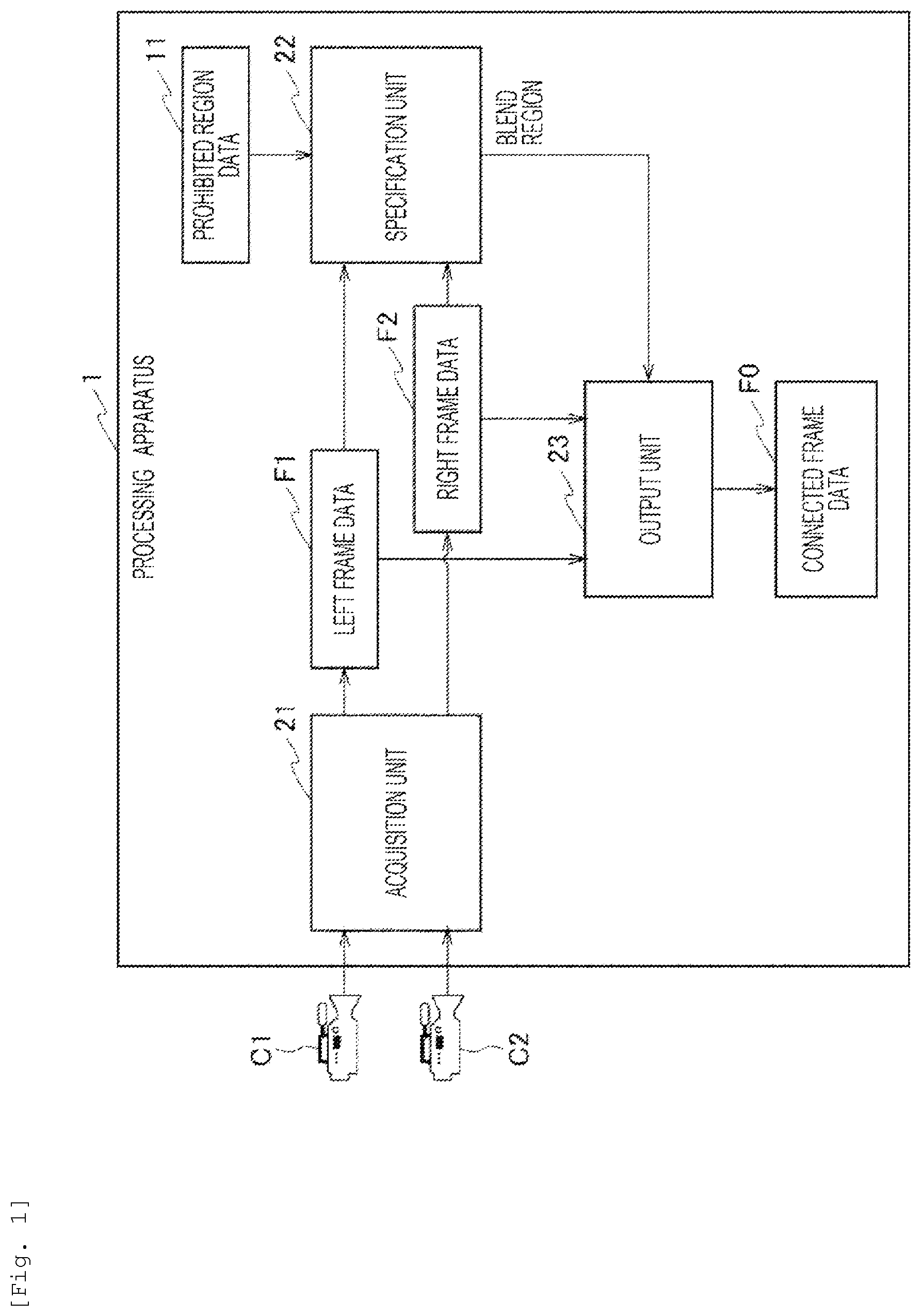 Patent US12126931 — Processing apparatus, processing method and program — Figure 1