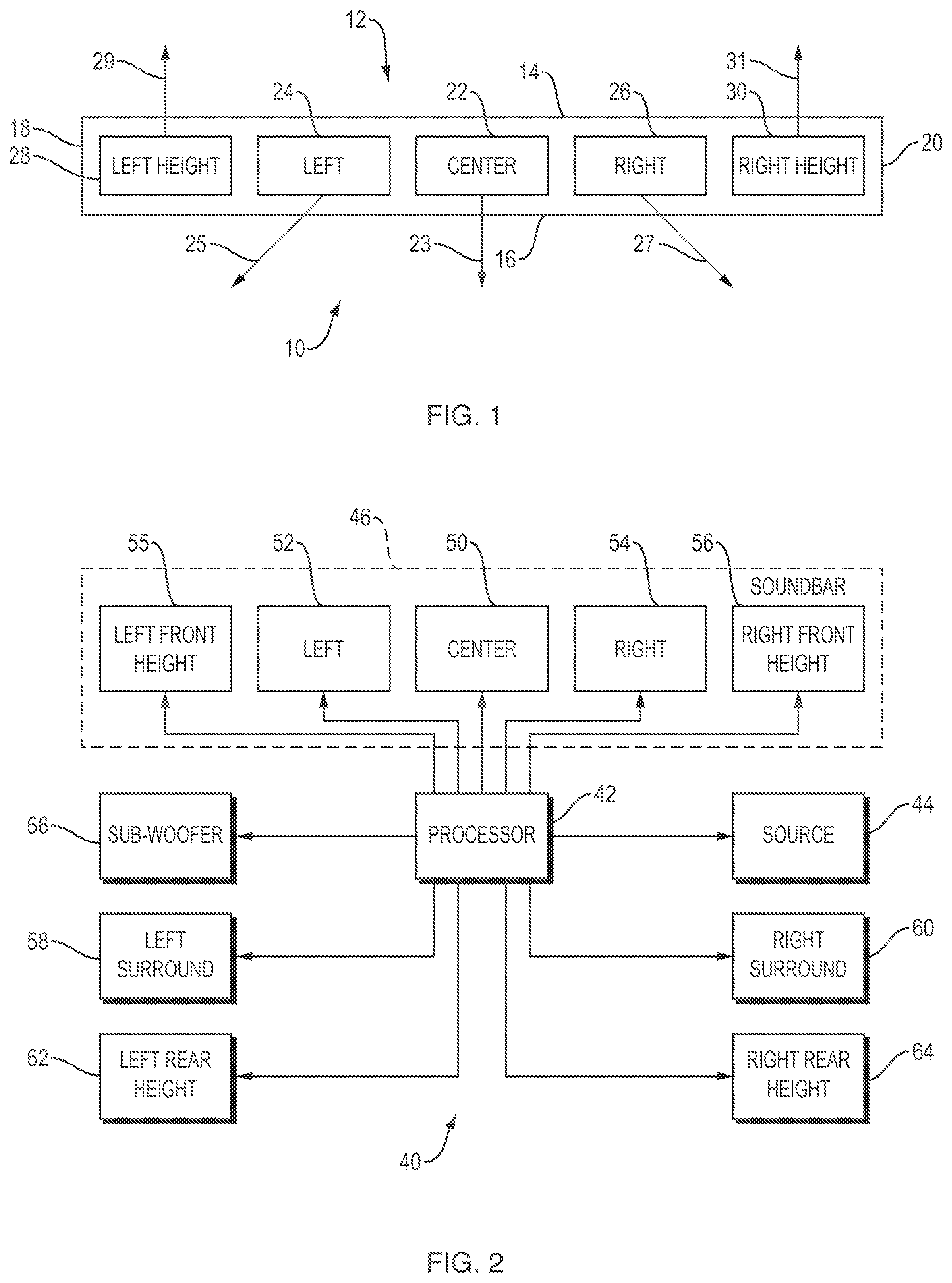 Patent US12126976 — Soundbar — Figure 1