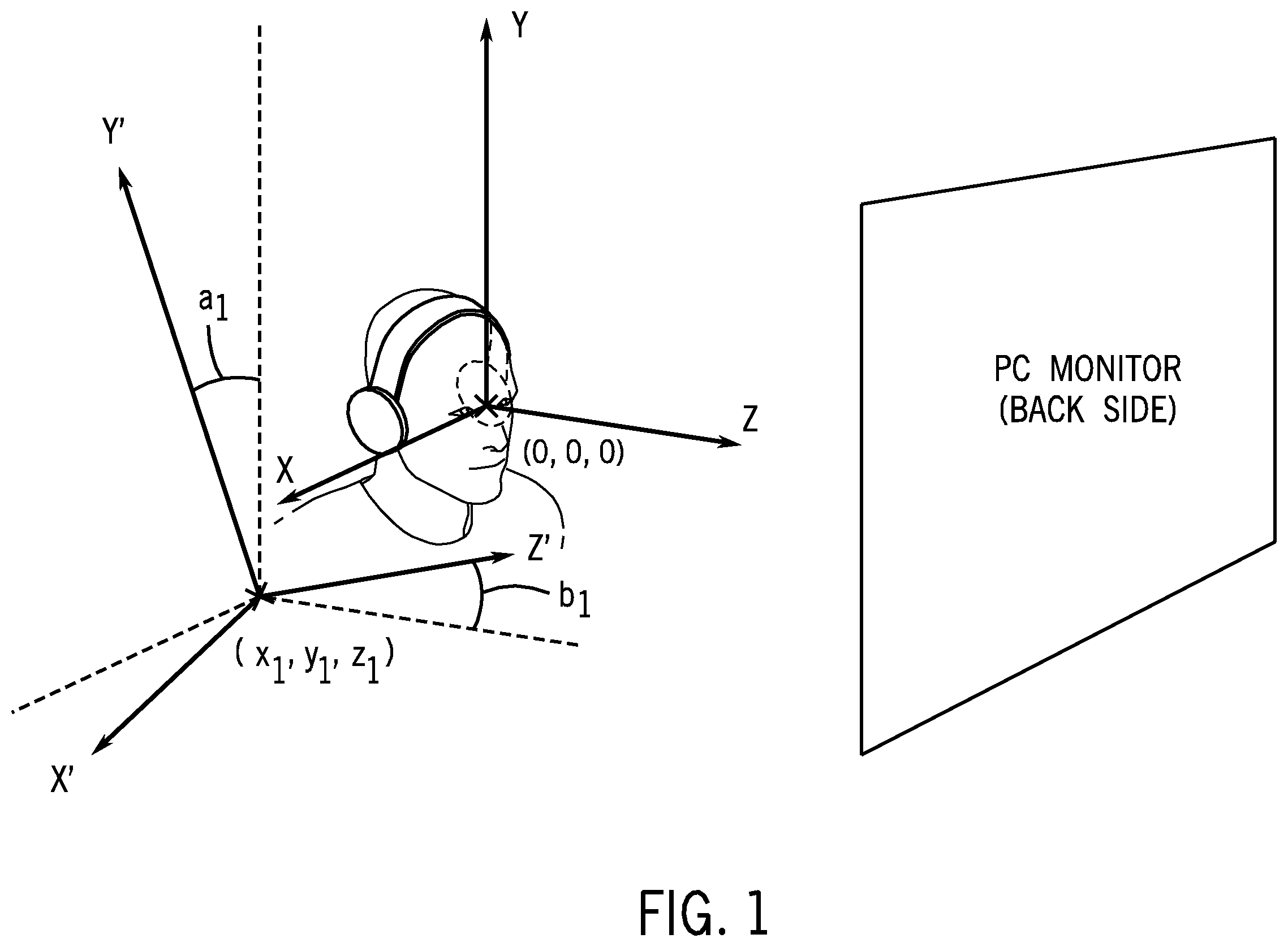 Patent US12126988 Figure 1 – Audio spatialization
