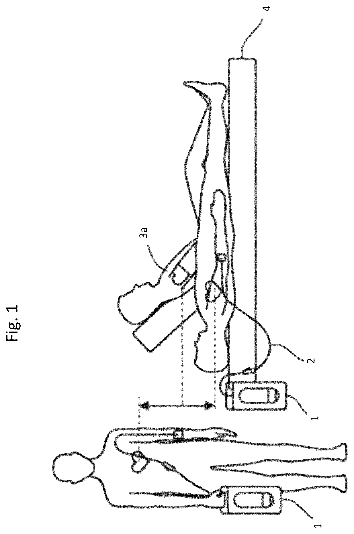 Patent US12128207 — Assembly and a system suitable for dispensing a liquid from a compressible bag — Figure 1