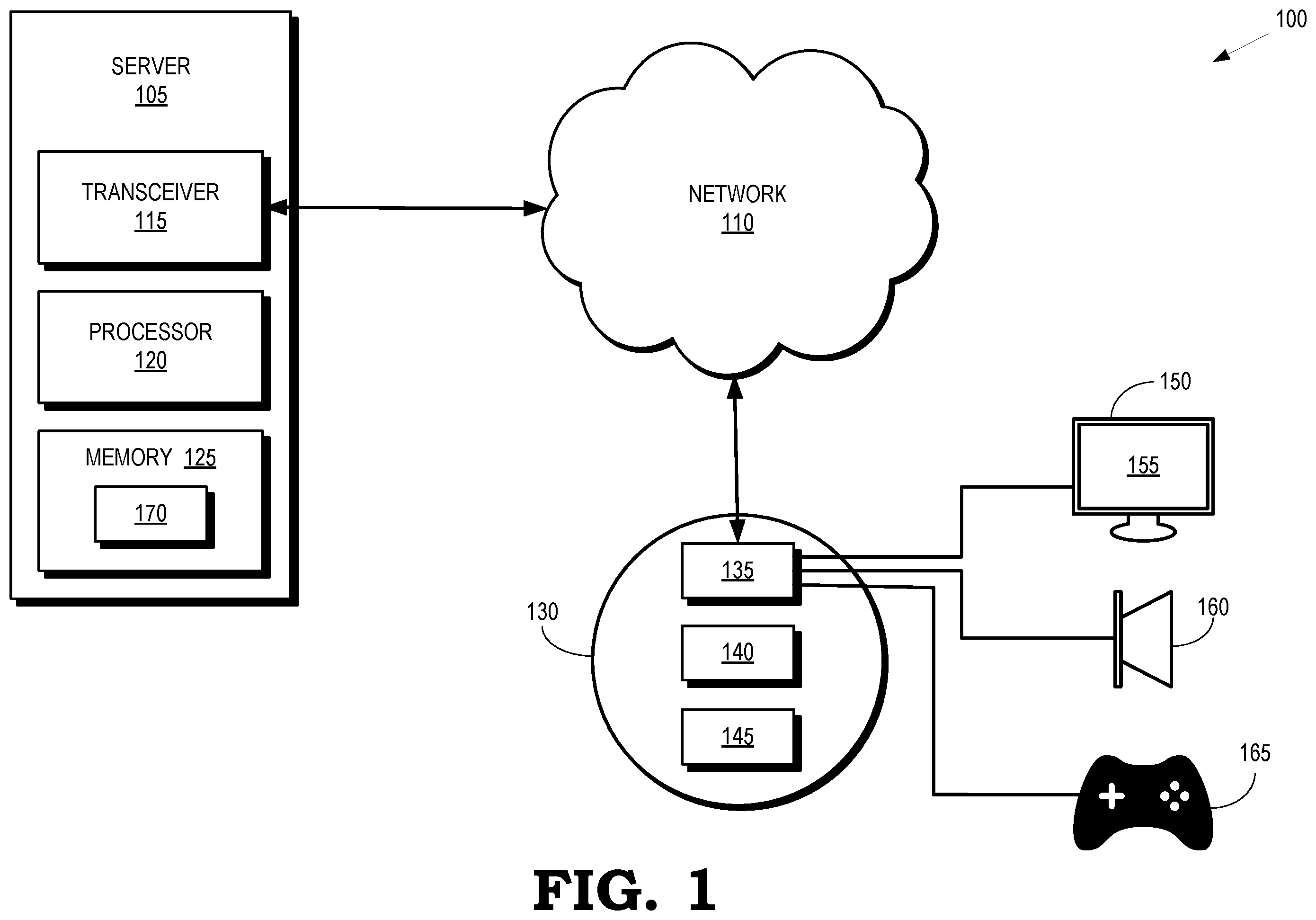 Patent US12128299 — Timing compensation and correlation of input with frames in a video game application — Figure 1