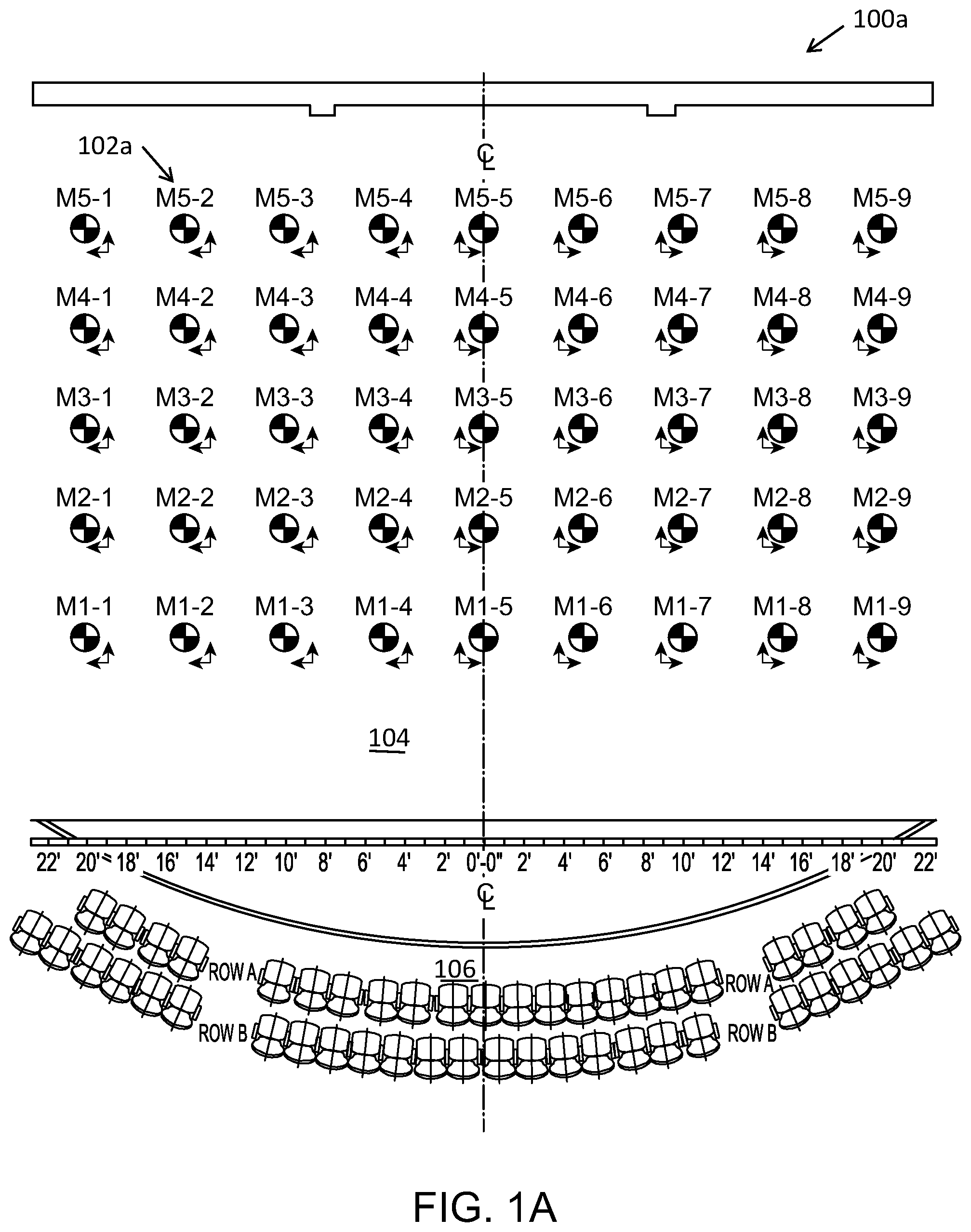 Patent US12128328 — Modularly configurable staging system and method — Figure 1