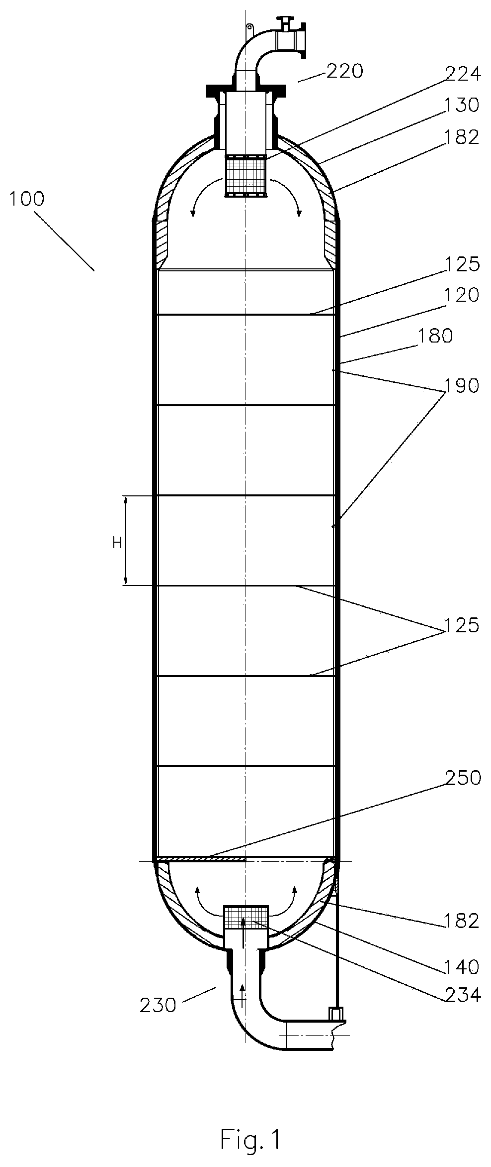 Patent US12128346 — Pressure vessel — Figure 1