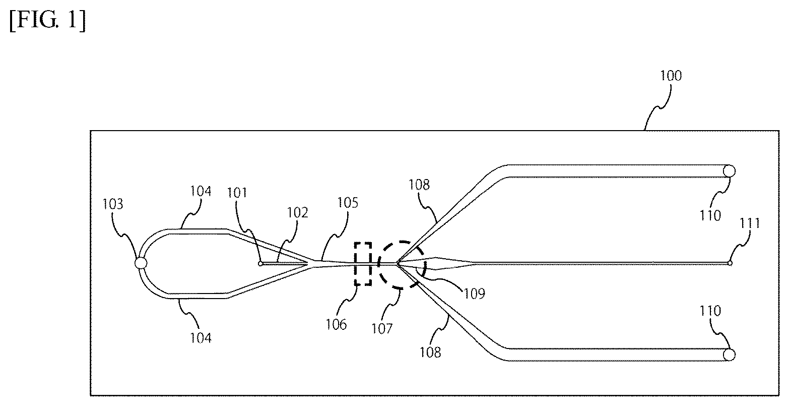 Patent US12128409 — Microchip and microparticle fractionating device — Figure 1