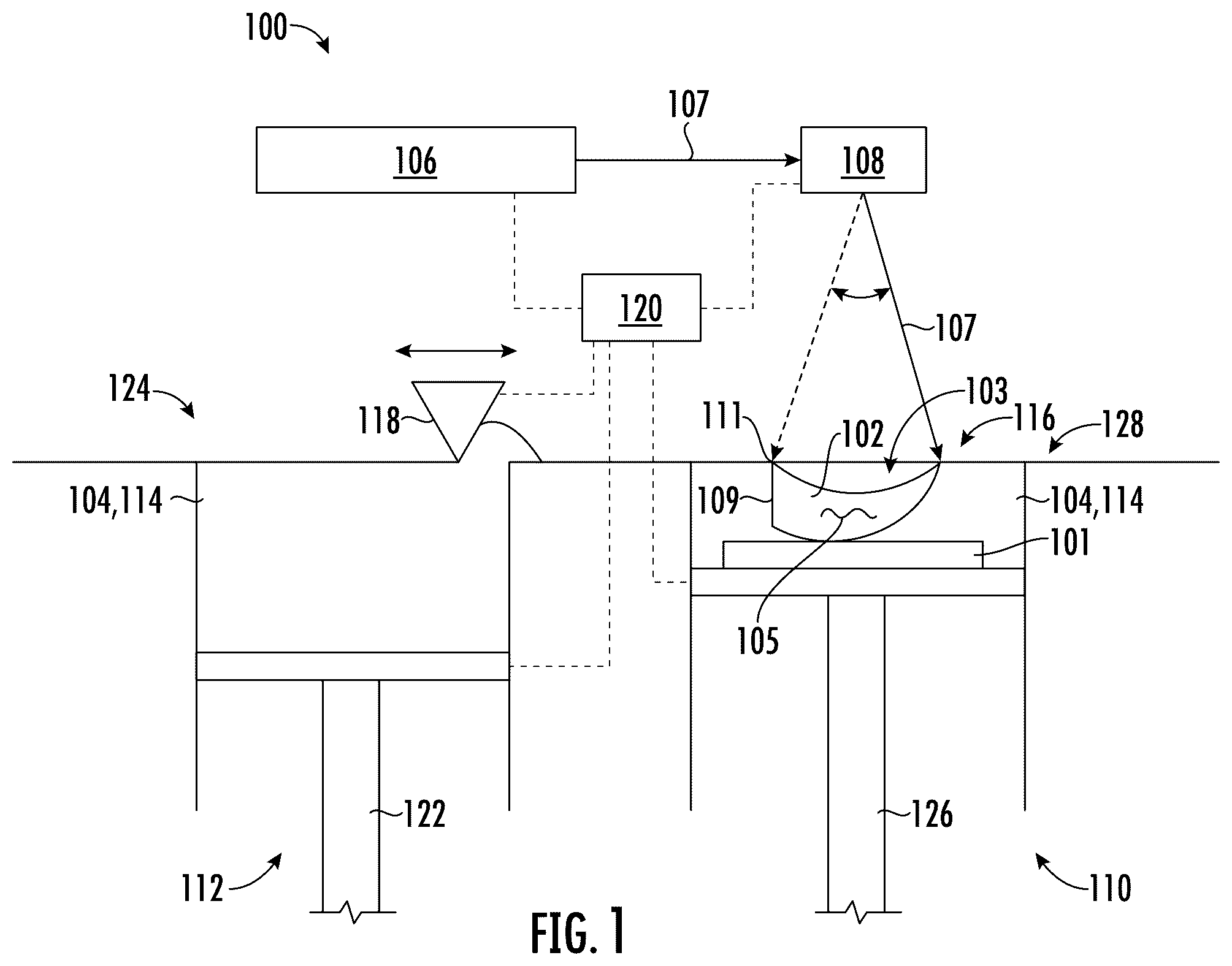 Patent US12128481 — Systems and methods for removing build material from additively manufactured parts — Figure 1