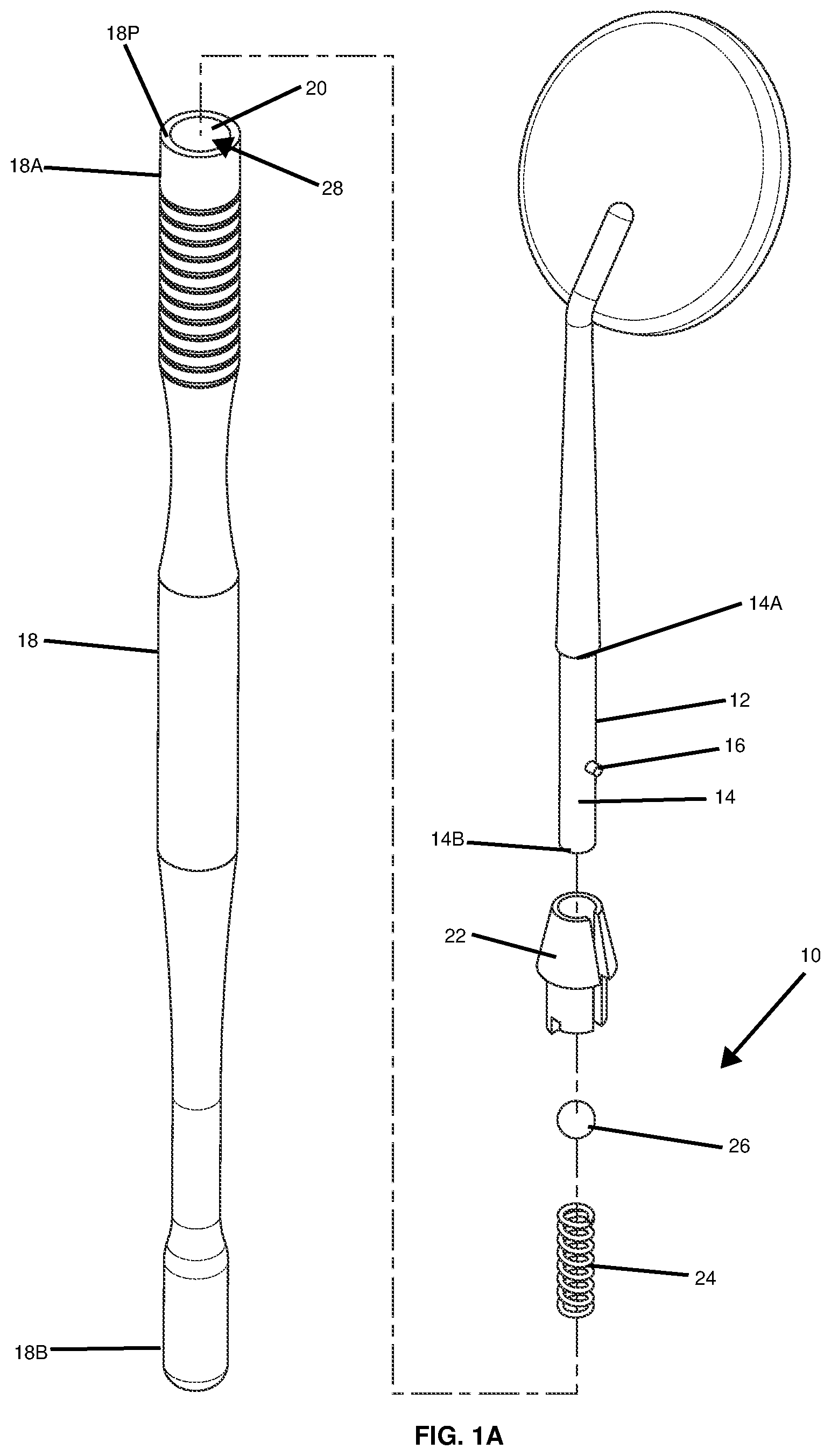 Patent US12128540 Figure 1 – Quick release mechanism