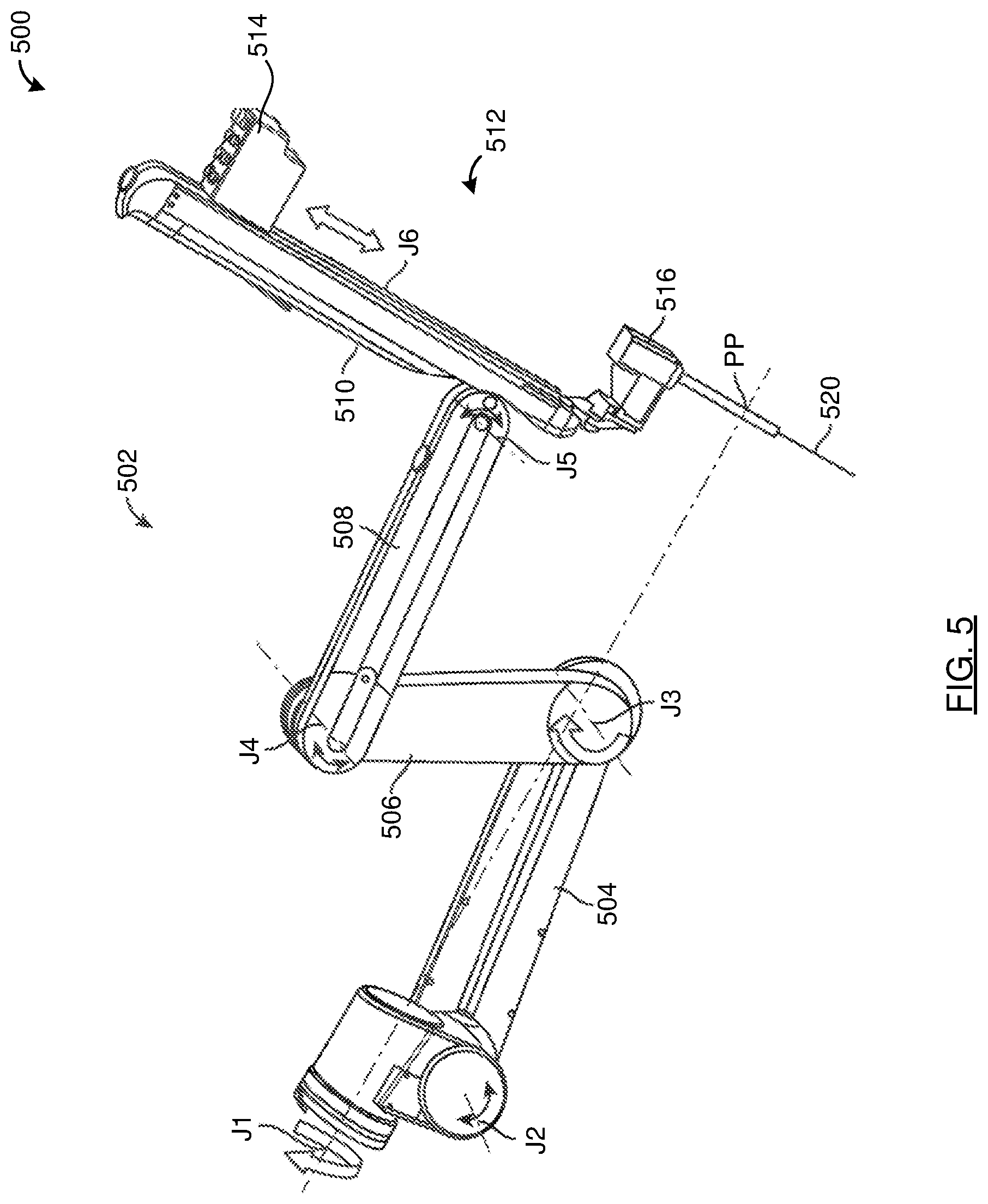 Patent US12128566 Figure 5 – Guided tool change