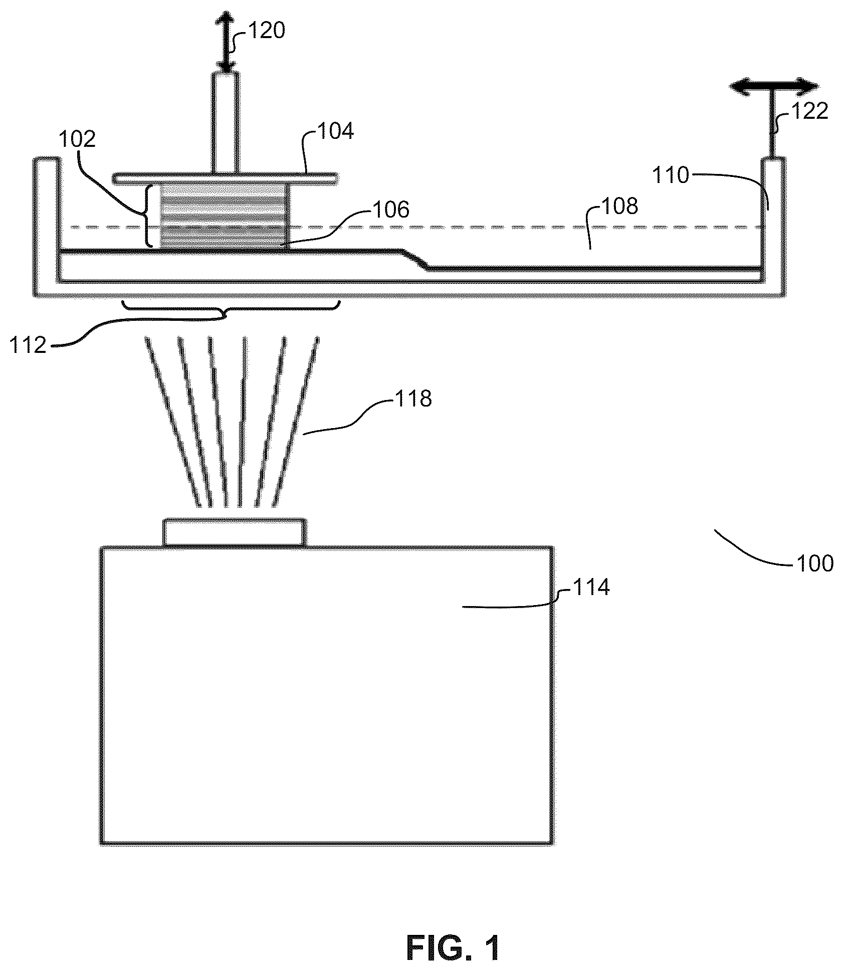 Patent US12128609 — Domain-based variable exposure for additive manufacturing devices — Figure 1