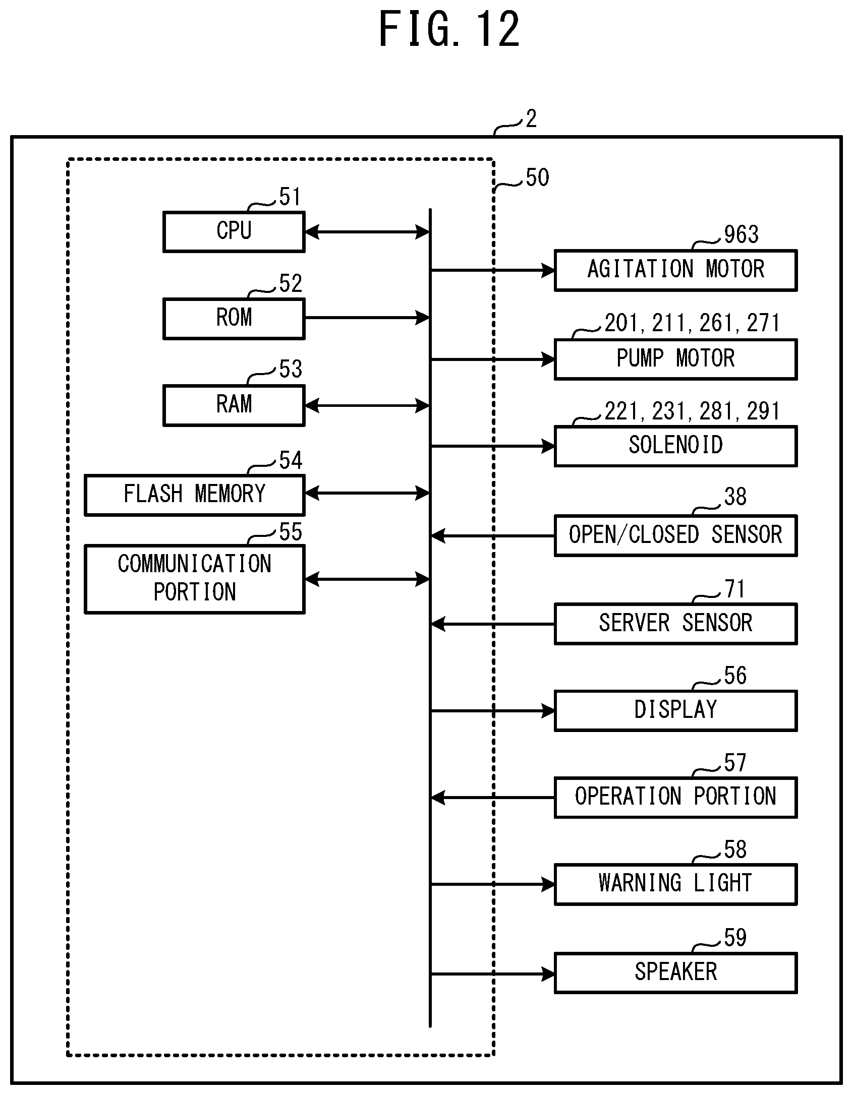 Patent US12128690 Figure 12 – Liquid supply system, control method, non-transitory computer-readable medium storing computer-readable instructions, and liquid supply device