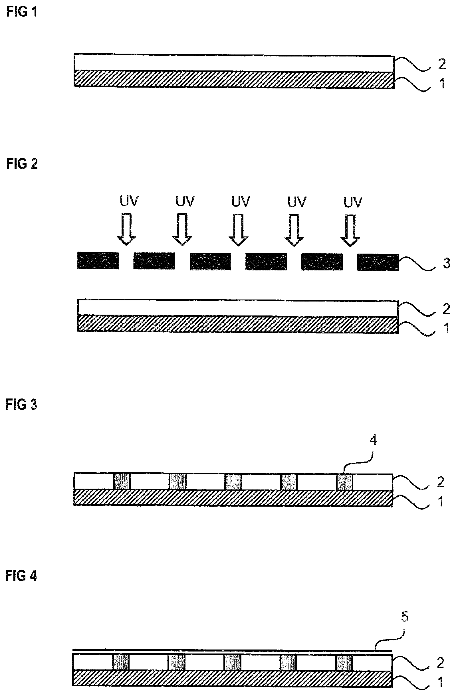 Patent US12128704 — Mask exposure method, transparent conductive metallization and pigment — Figure 1