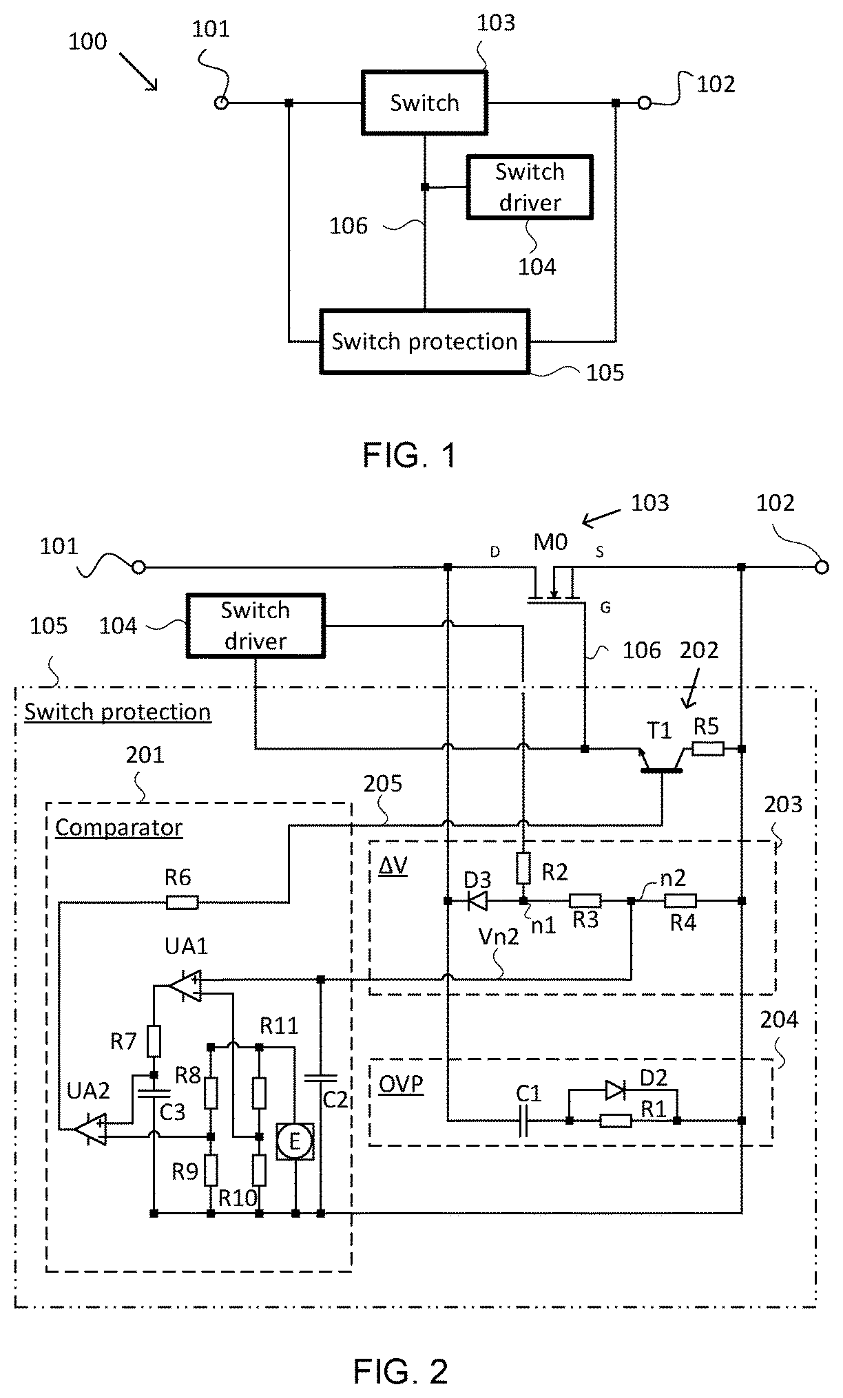 Patent US12128776 — Electronic circuit breaker with self-triggering protection for a vehicle, and a method therefor — Figure 1