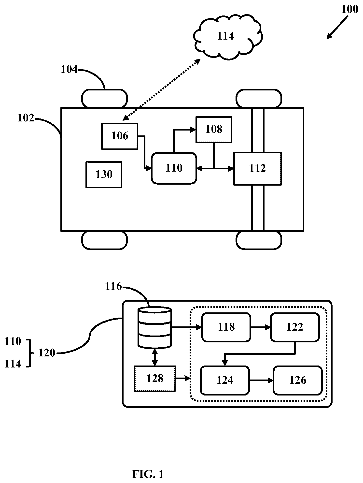 Patent US12128793 Figure 1 – Device and method to determine available regenerative braking energy in a route for vehicle