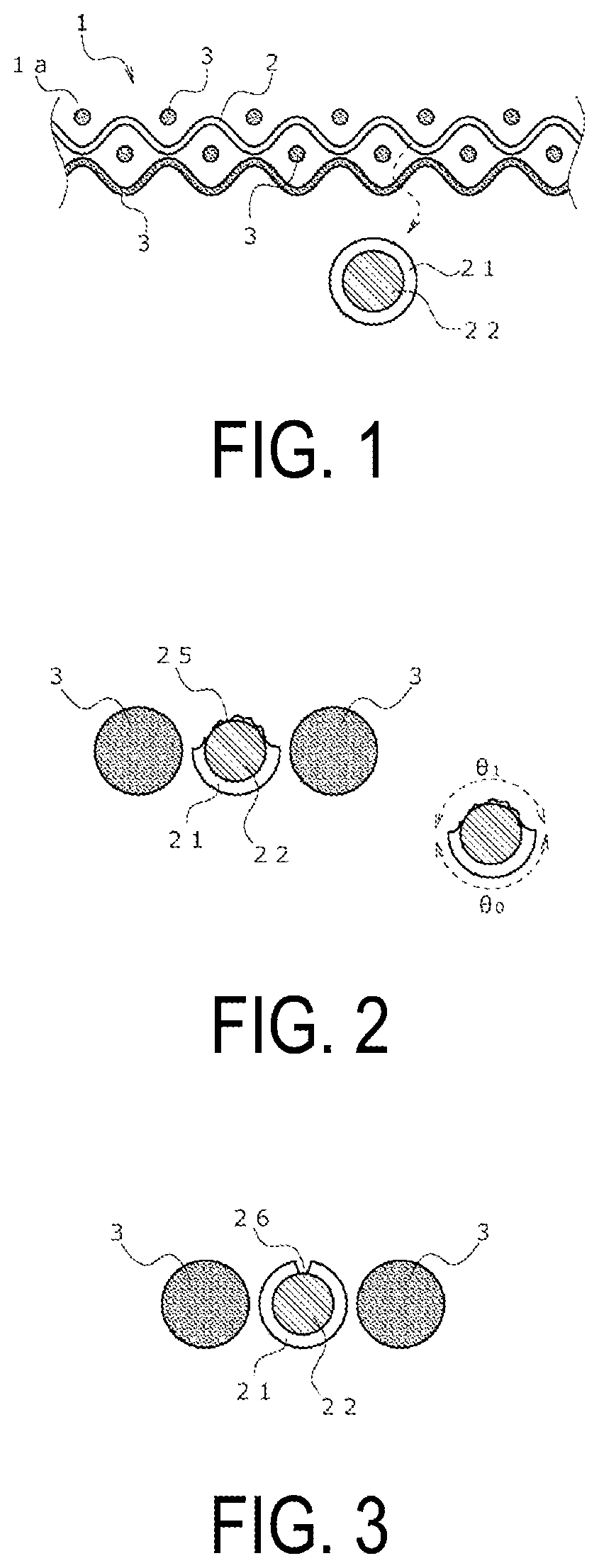 Patent US12128819 — Light-emitting fabric, method of producing light-emitting fabric, and interior material for vehicles — Figure 1