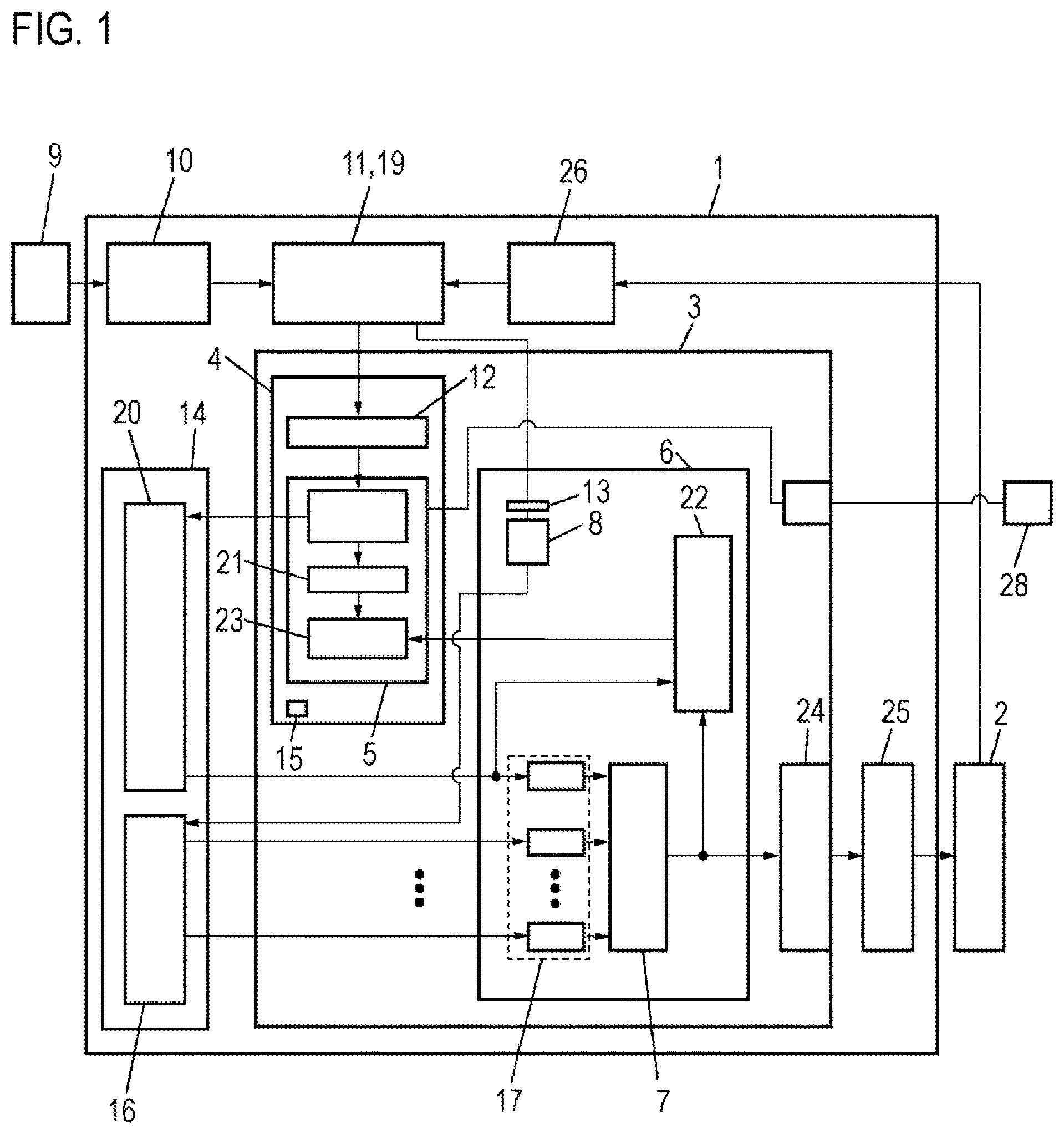 Patent US12128915 — Device for providing image data — Figure 1