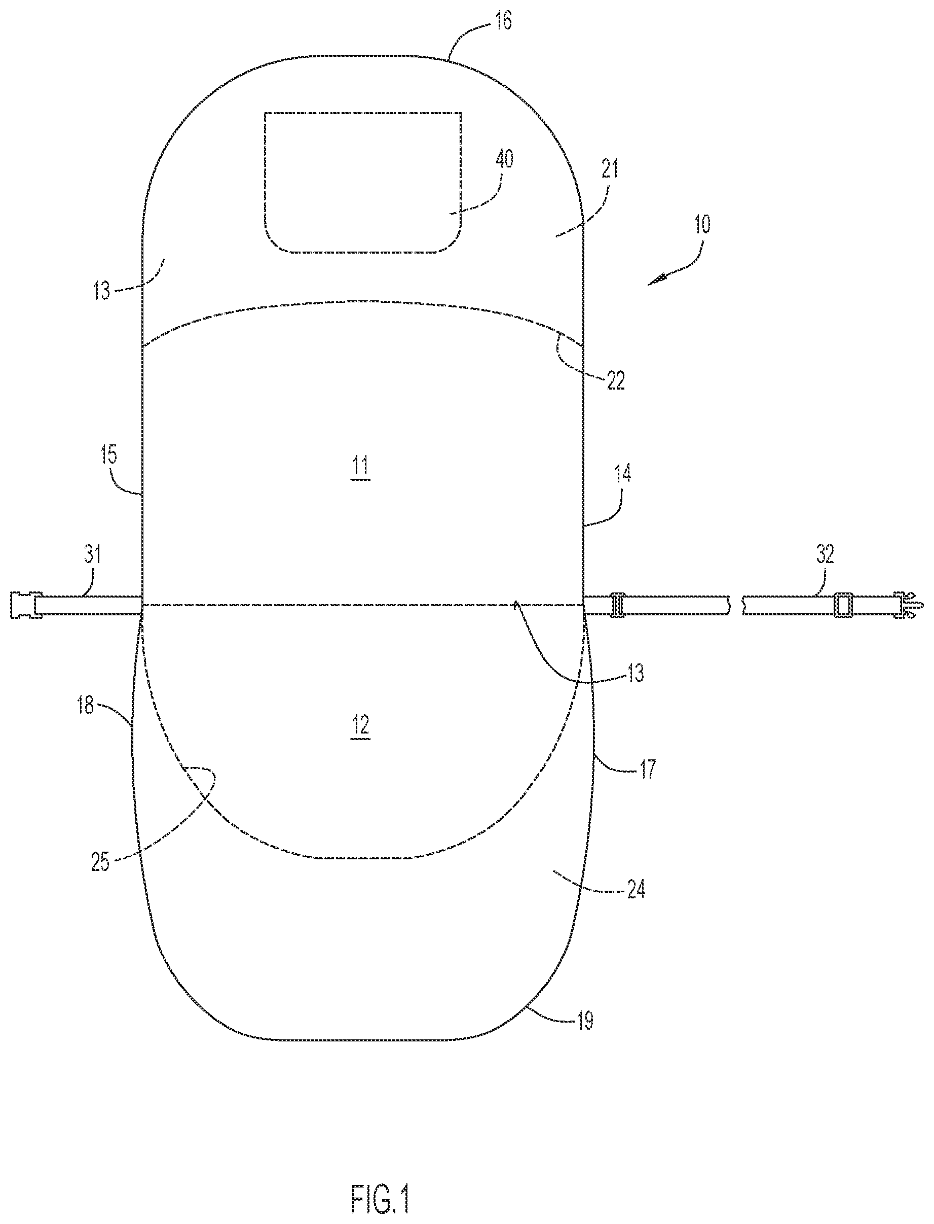 Patent US12128993 — Boat chair cover — Figure 1