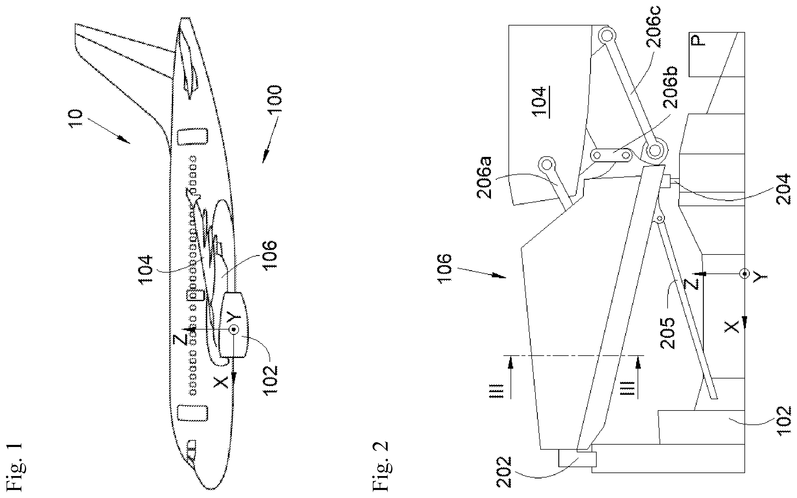 Patent US12129041 — Engine pylon for coupling a jet engine to a wing of an aircraft — Figure 1