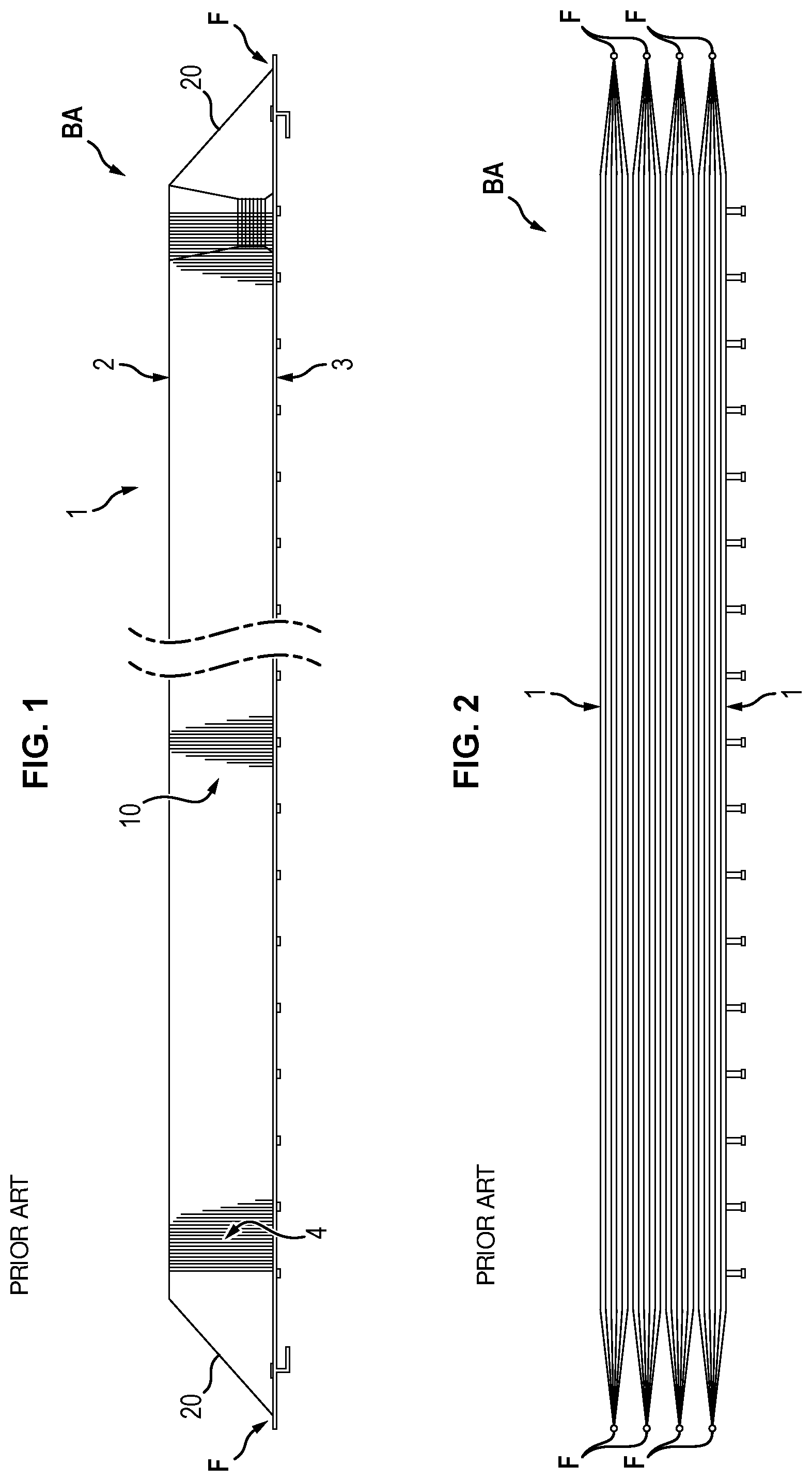 Patent US12129048 — Crash barrier for aircraft — Figure 1