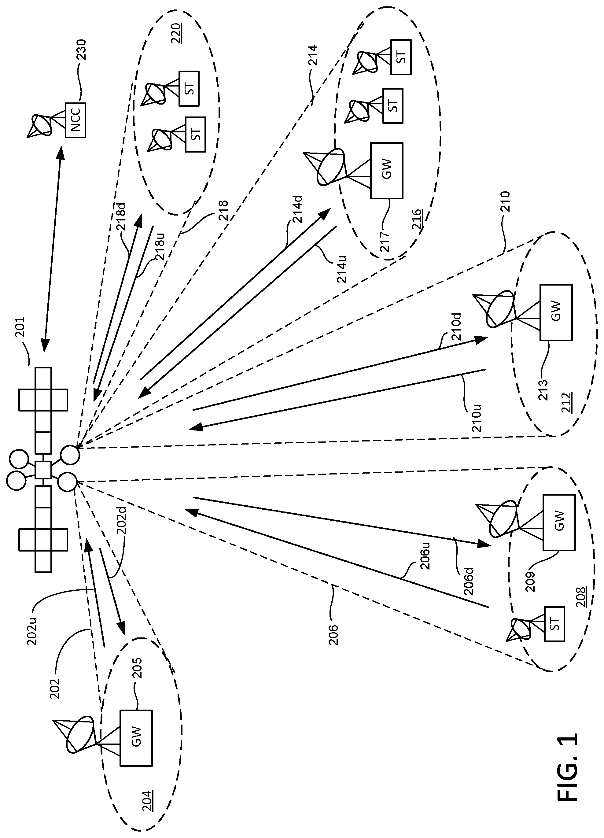 Patent US12129053 Figure 1 – Satellite propellant tank with integrated regulation