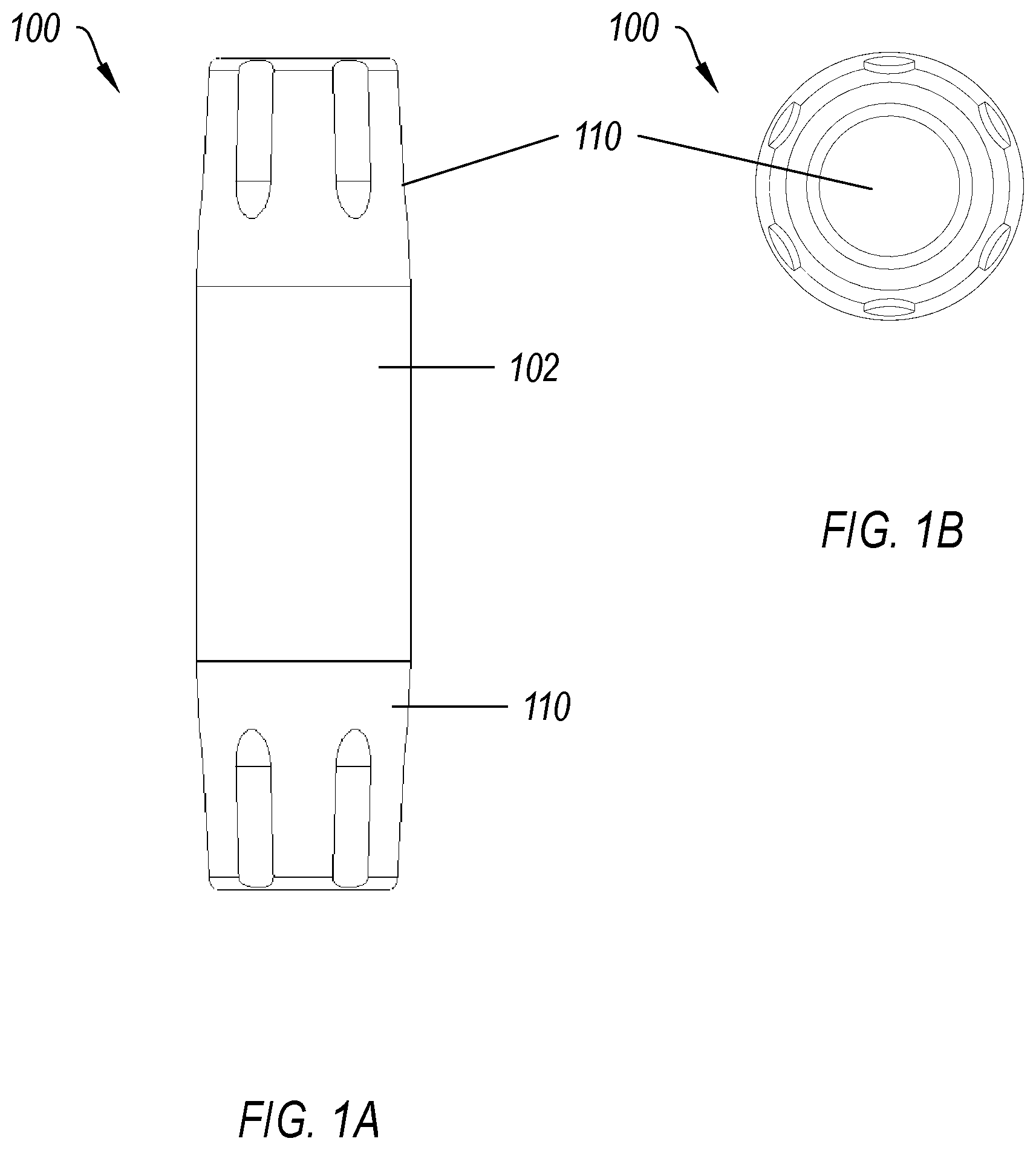 Patent US12129076 — Flask with attached tumblers — Figure 1