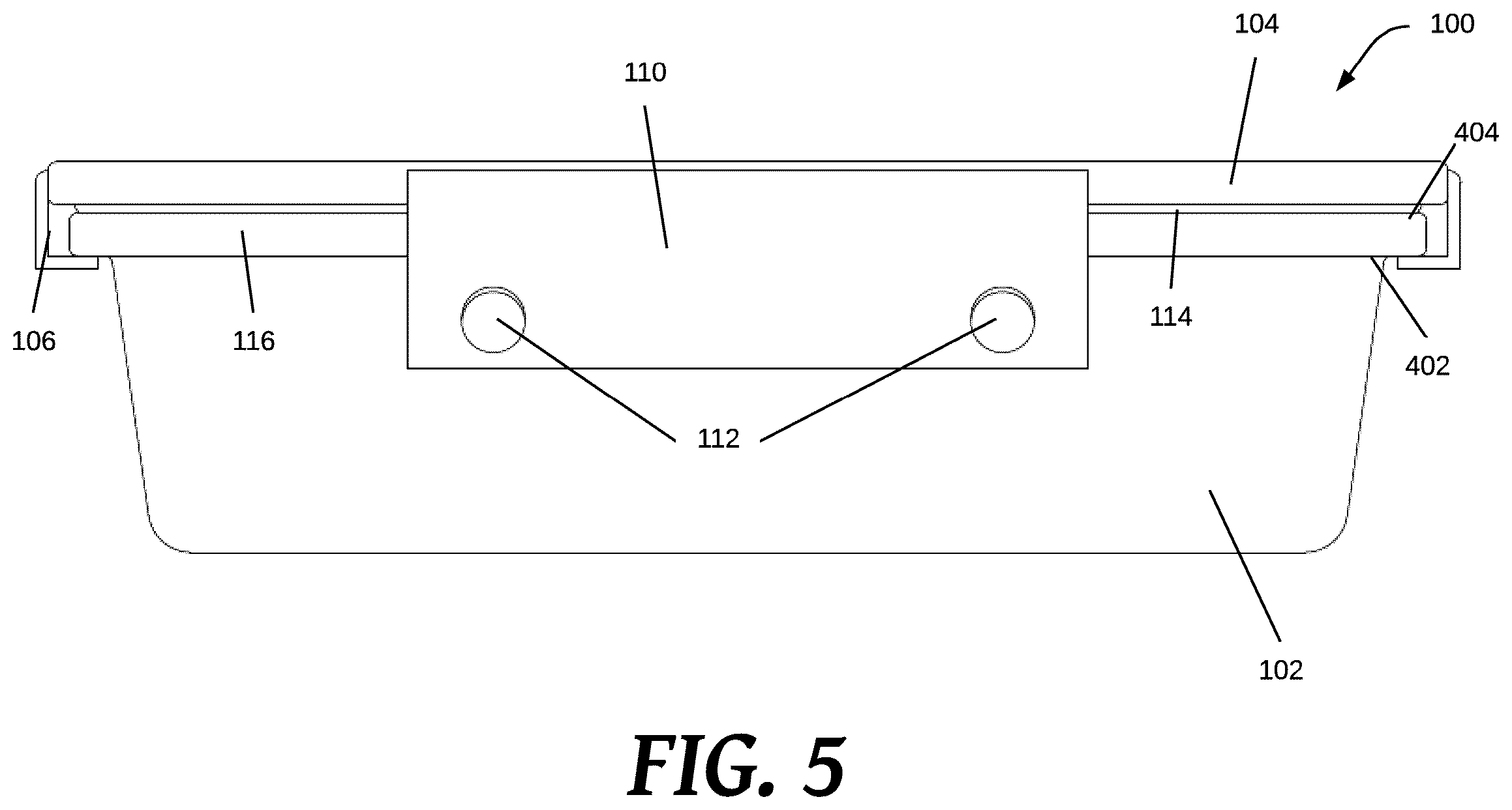 Patent US12129082 Figure 5 – Food storage container having attached lid