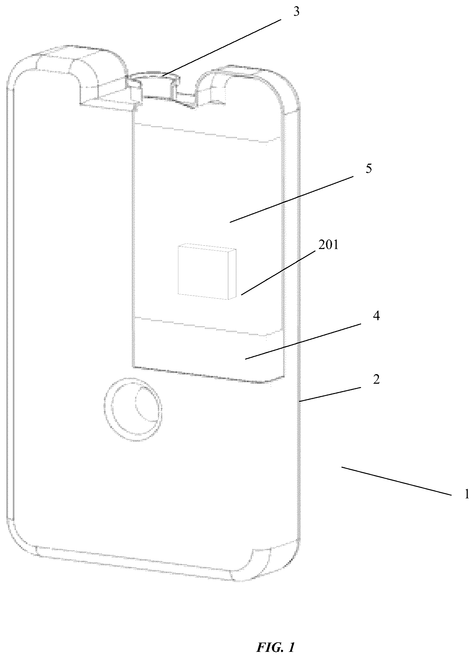 Patent US12129094 — Multiple immiscible phase change materials contained in common vessel — Figure 1