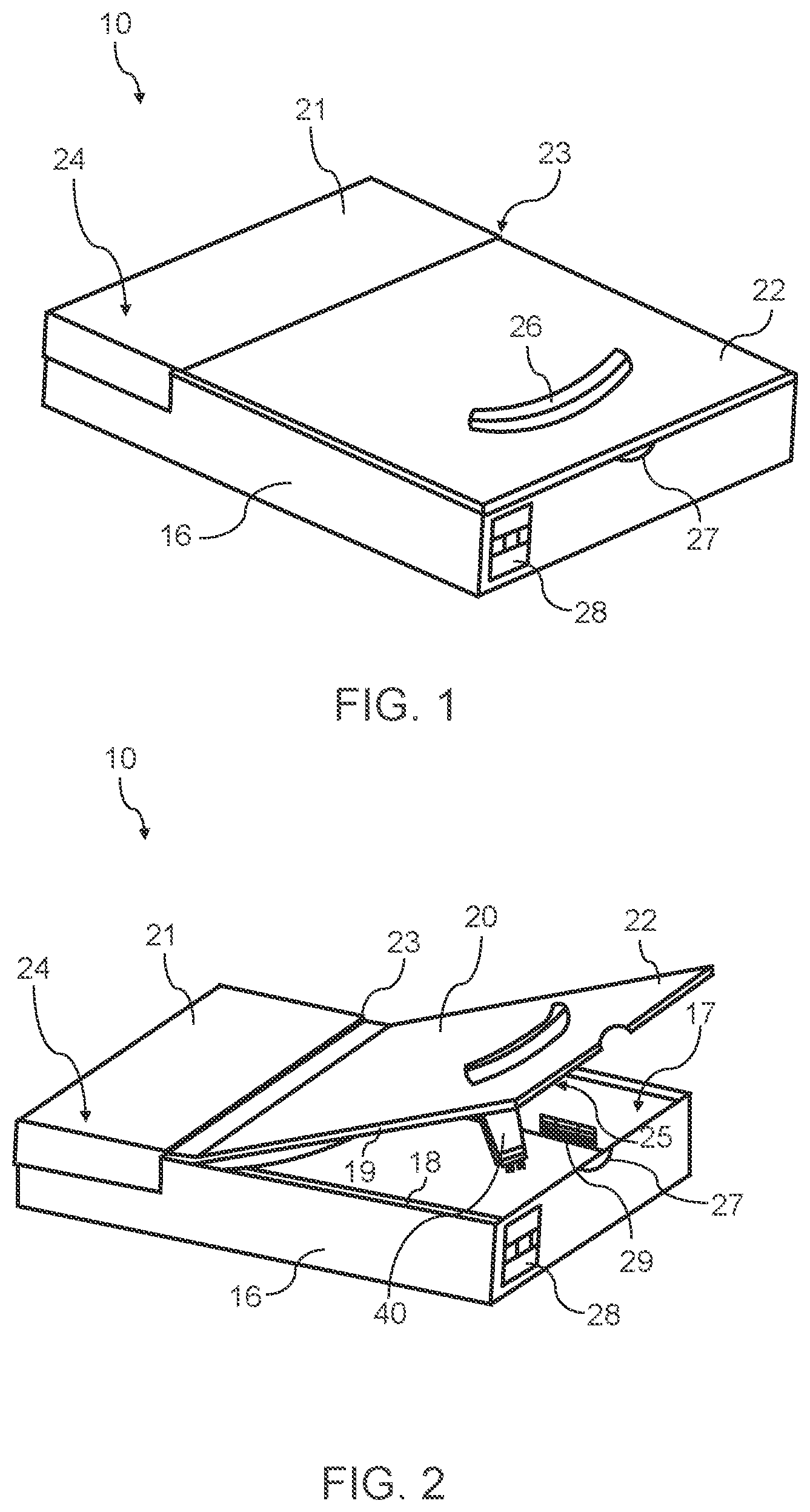 Patent US12129104 — Facemask dispenser — Figure 1