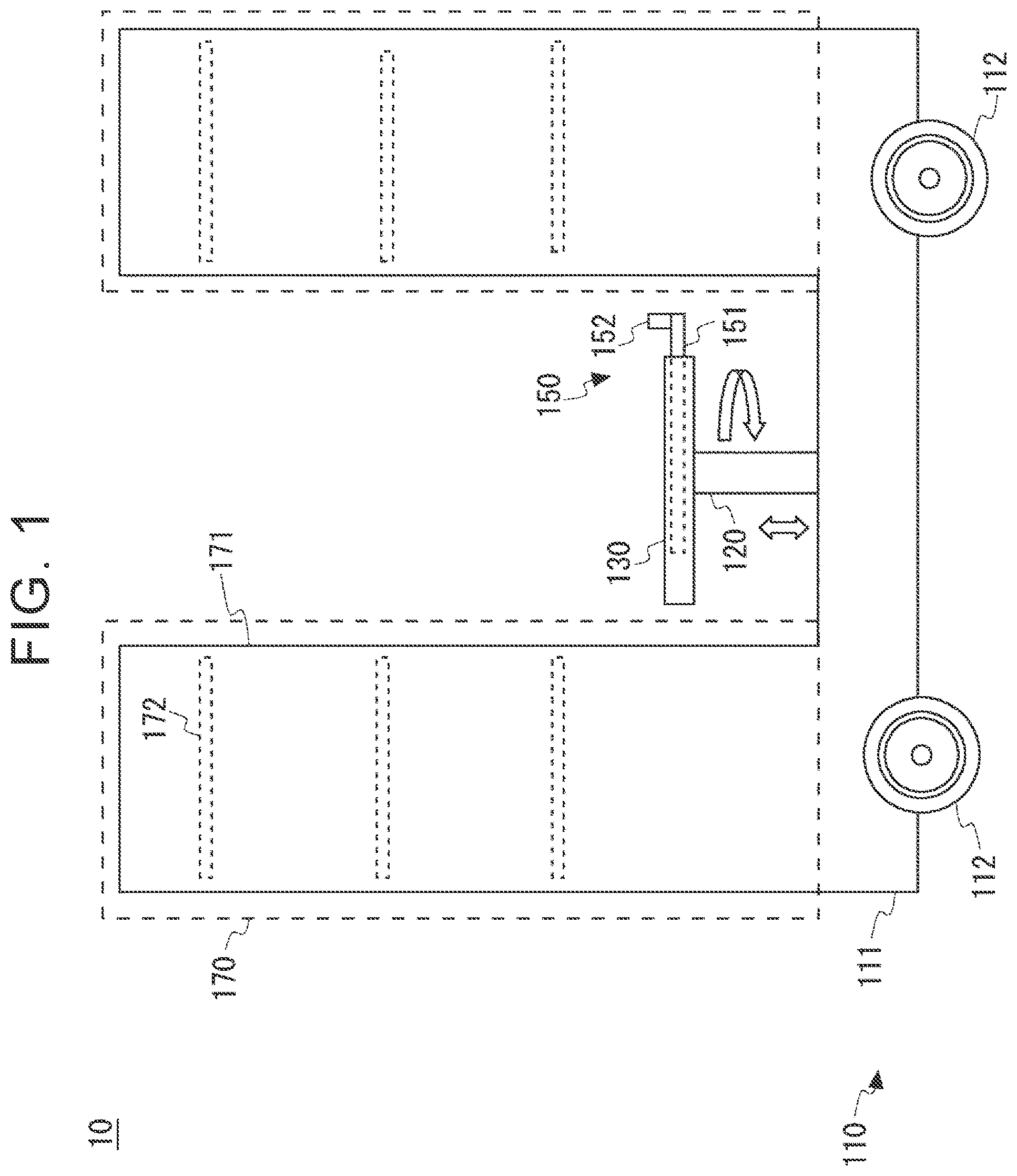 Patent US12129115 — Transport system and transport method — Figure 1