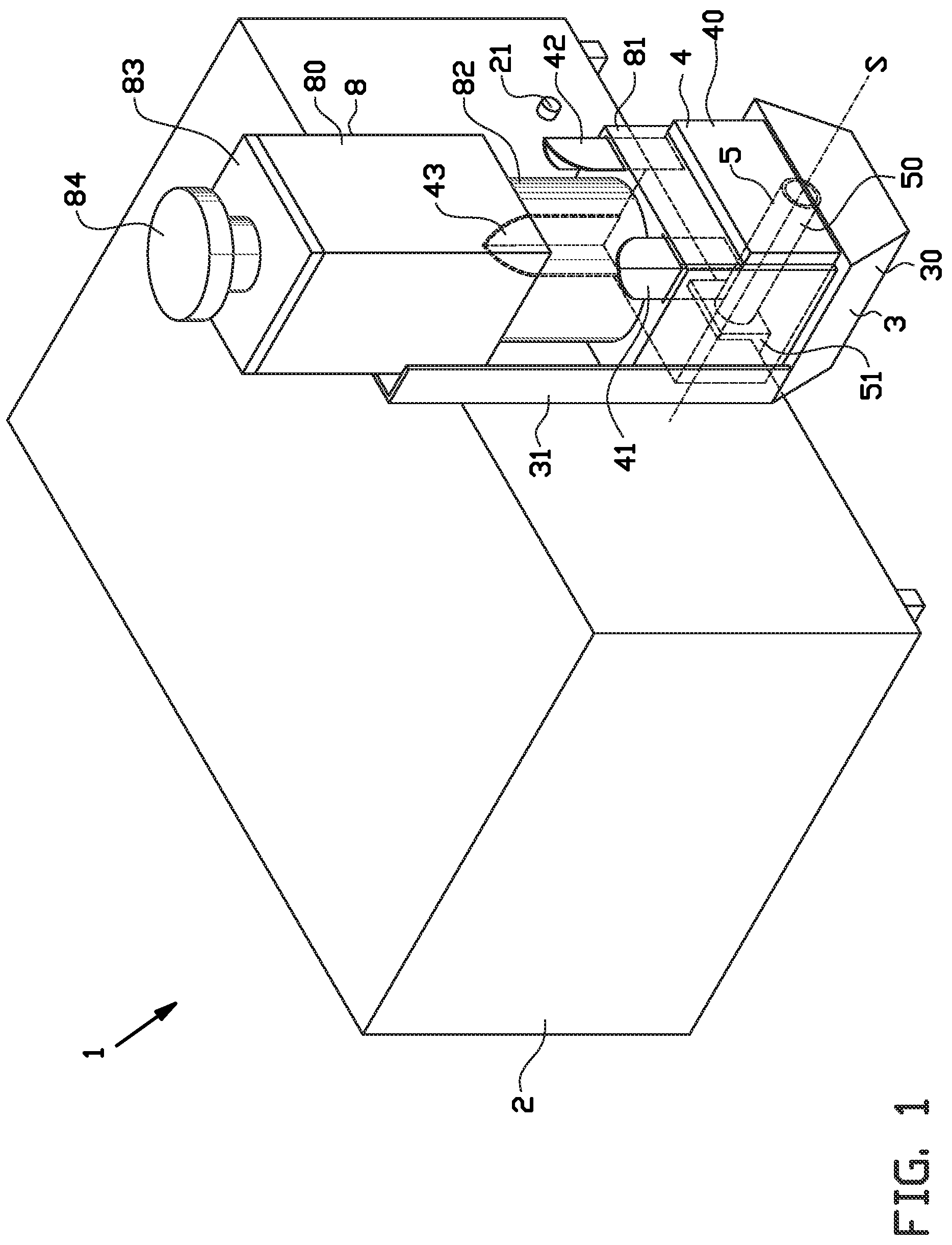 Patent US12129116 — Filling station and method for filling a feeder unit with discrete medicaments — Figure 1