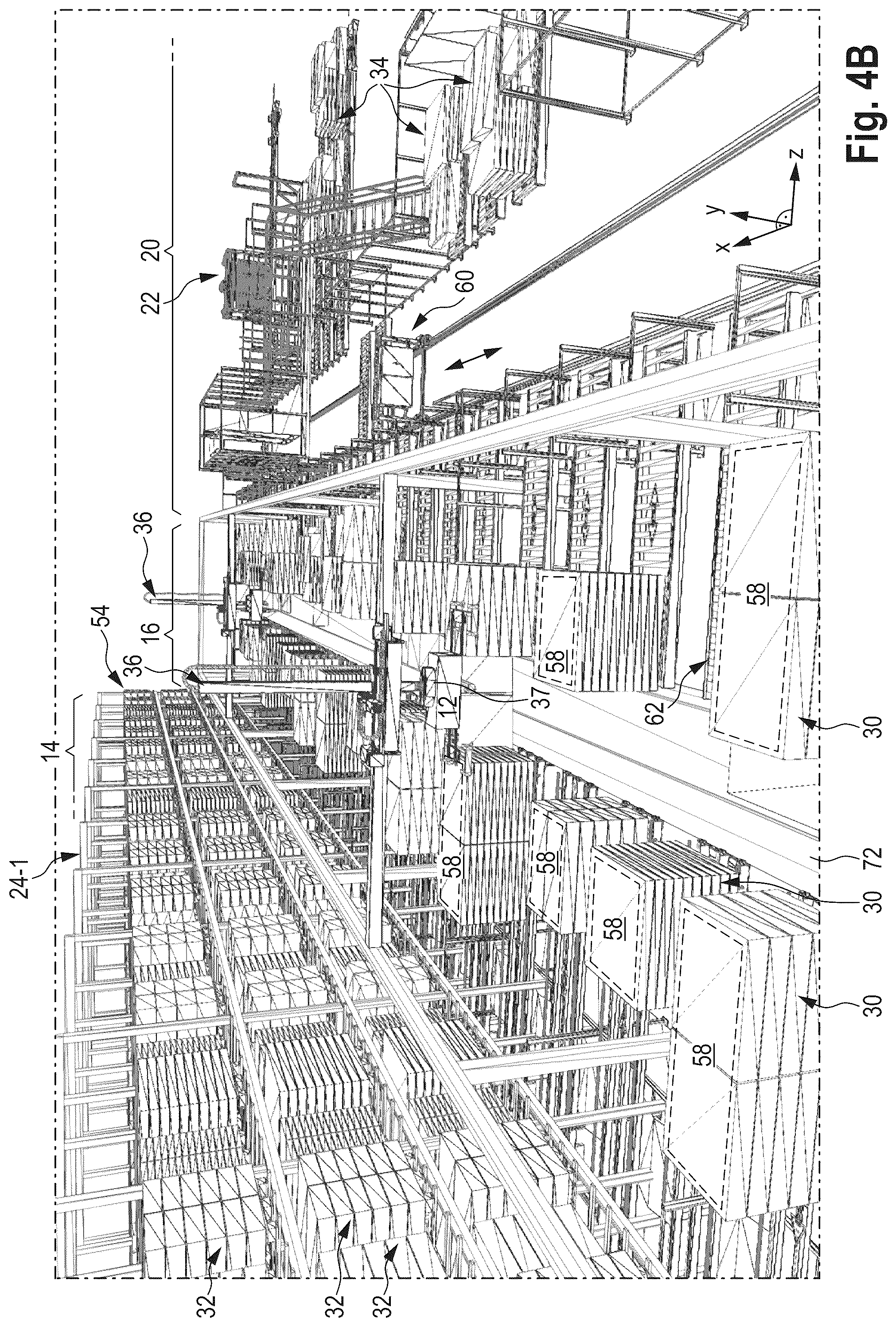 Patent US12129120 Figure 5 – System and method for picking flat-pack articles