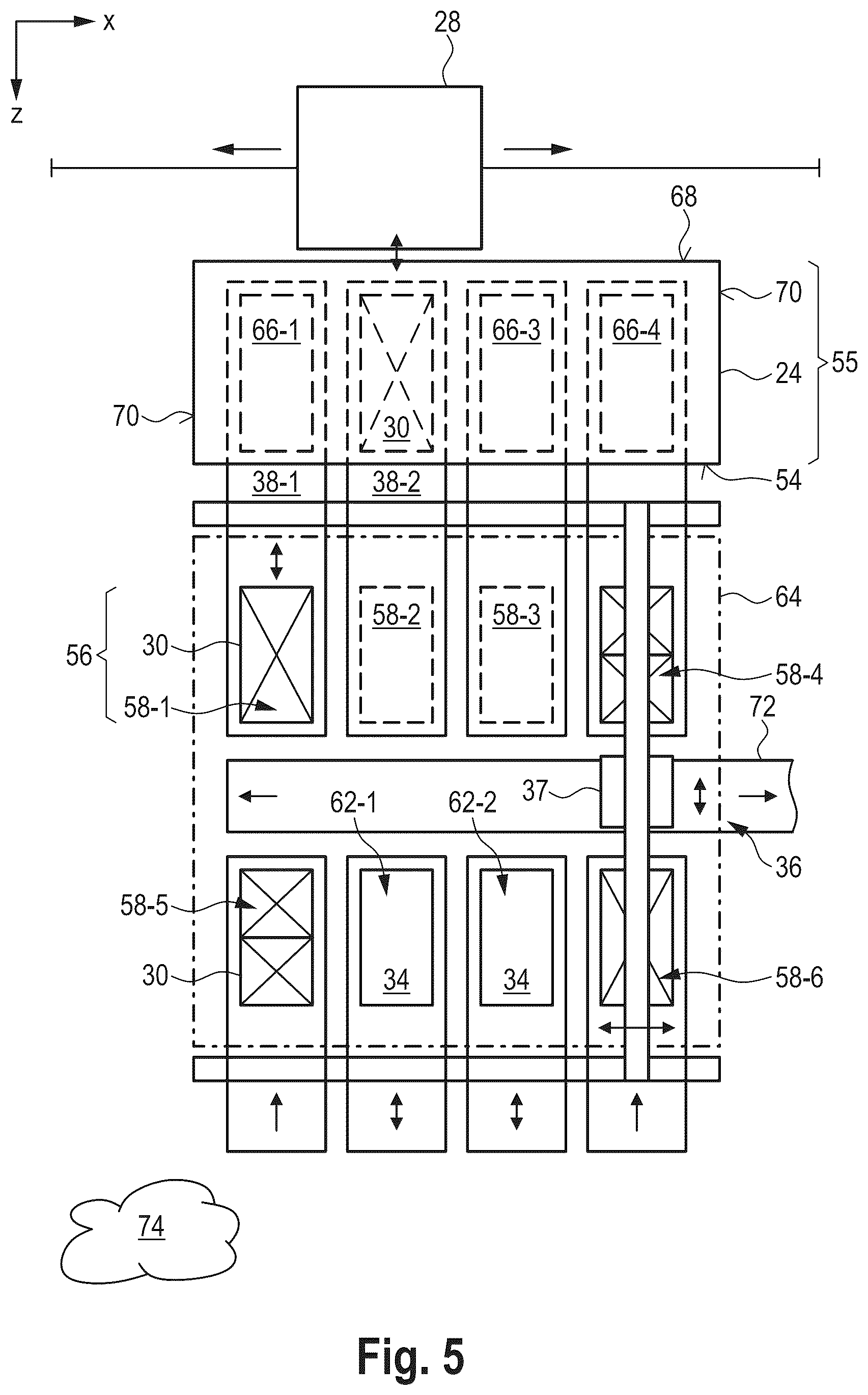 Patent US12129120 Figure 6 – System and method for picking flat-pack articles
