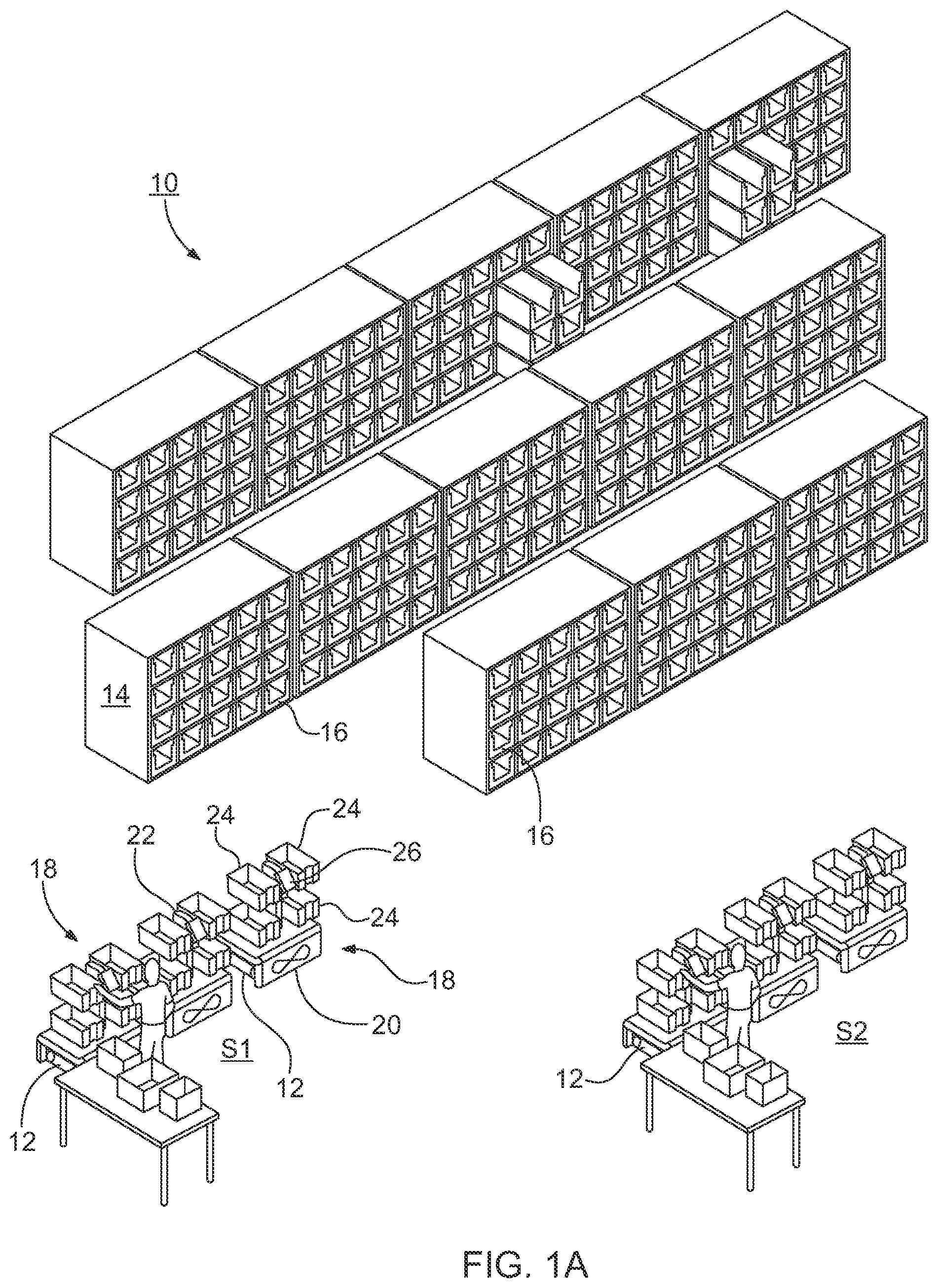Patent US12129121 — Systems and methods for managing inventory — Figure 1