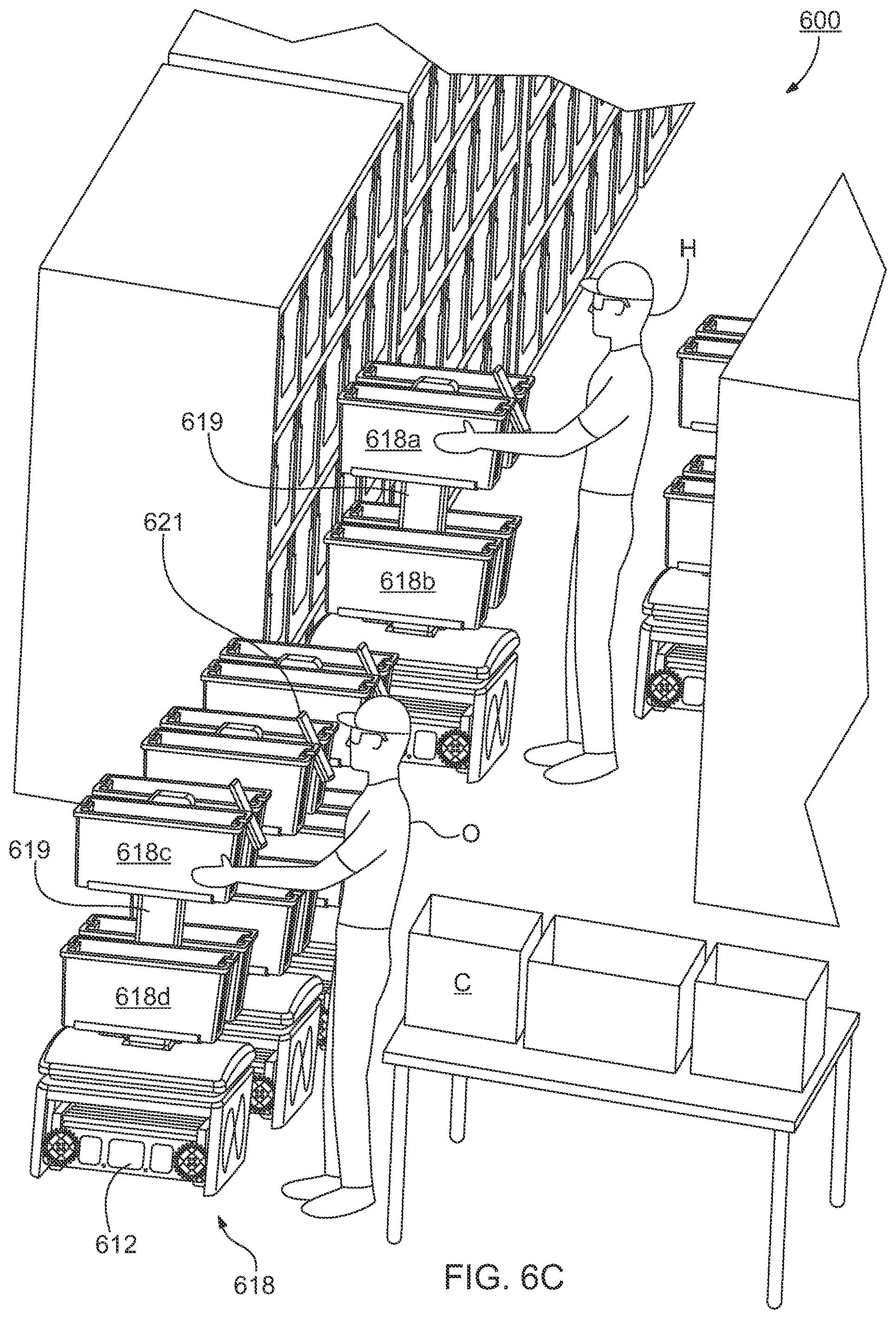 Patent US12129121 Figure 16 – Systems and methods for managing inventory