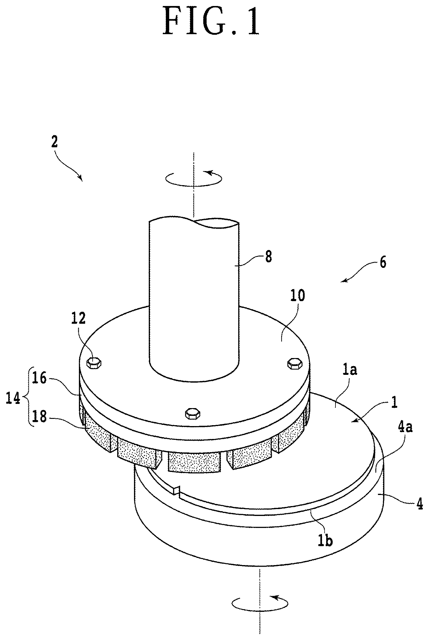 Patent US12129131 — Suction holding table and processing apparatus — Figure 1
