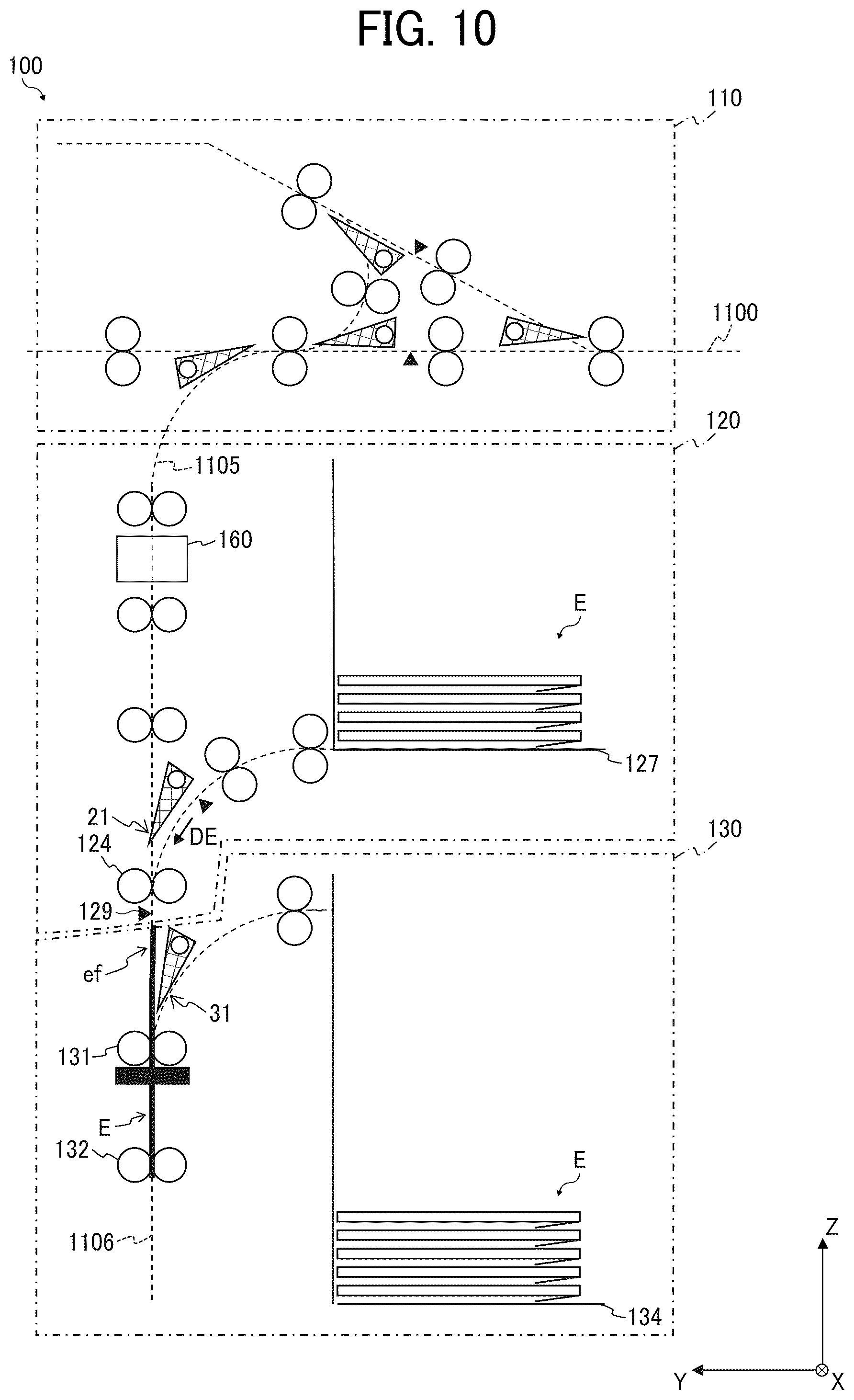Patent US12129145 Figure 10 – Enclosing apparatus and image forming system