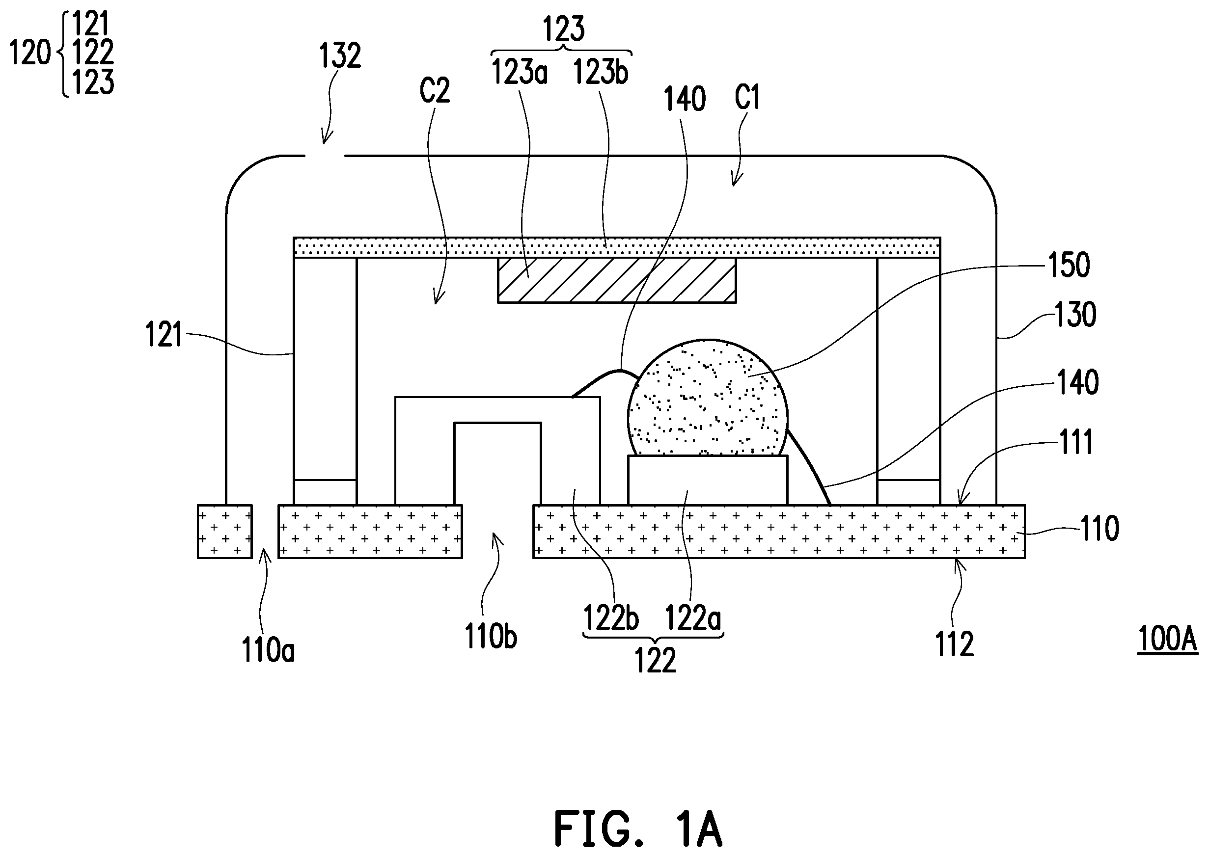 Patent US12129169 — Semi-finished product of electronic device and electronic device — Figure 1