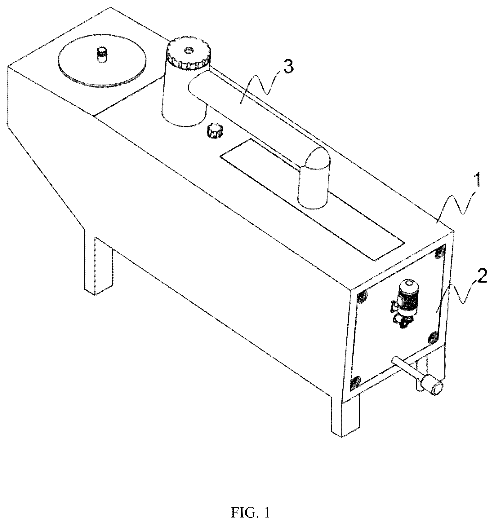 Patent US12129193 — Processing apparatus for treating acid mine wastewater using activated carbon-loaded microorganism — Figure 1